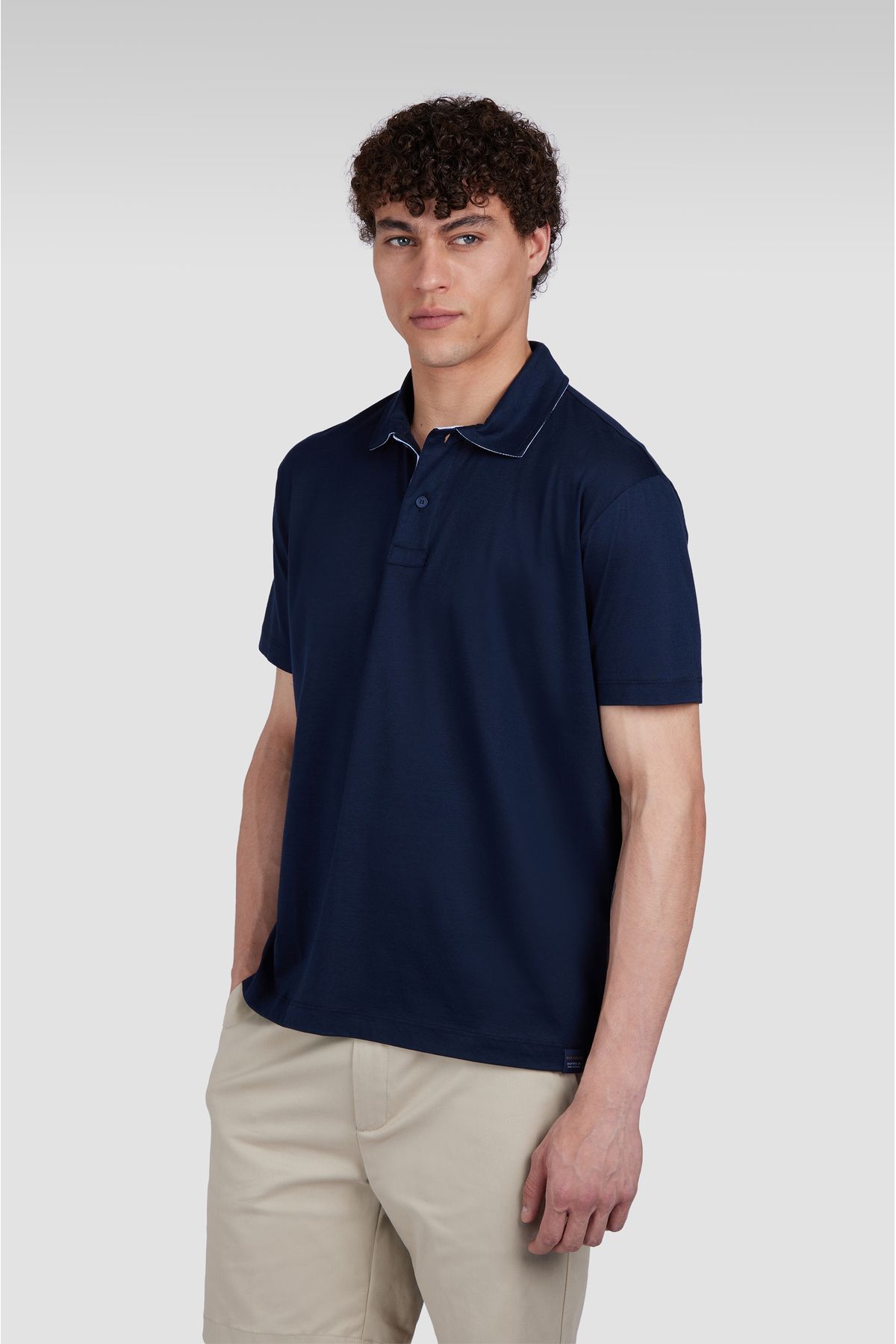 PAUL&SHARK COTTON LYOCELL POLO SHIRT WITH BUTTONS