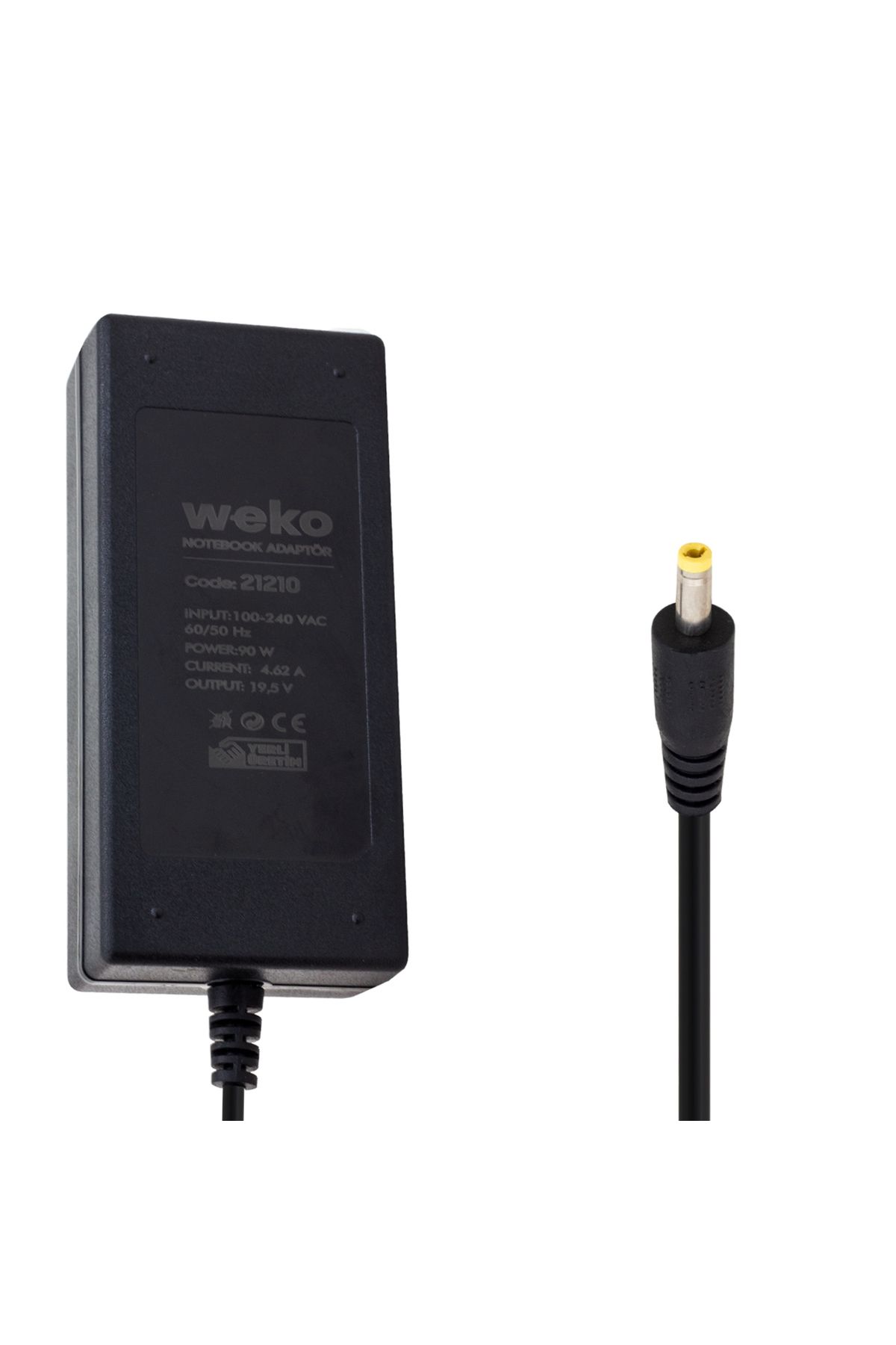 Vemora 19.5 VOLT 4.62 AMPER 90 WATT 4.0*1.7 UÇLU NOTEBOOK ADAPTÖR YERLİ ÜRETİM (5166)