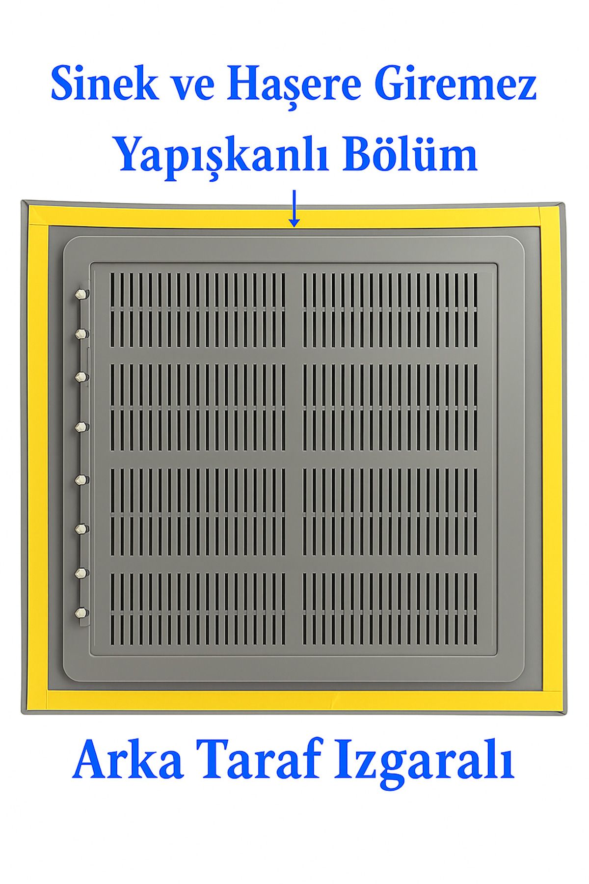 DESIPHON-28X38 cm Plastic Bathroom and Wc Ventilation Grille – Surface Mounting, Movable Shutter System 2