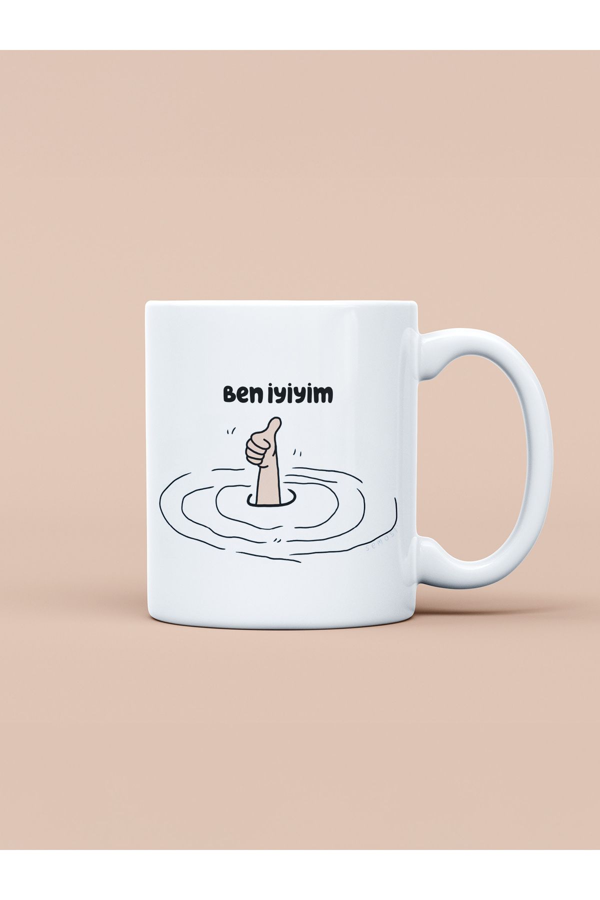 daystore Ben İyiyim Baskılı Kupa Bardak