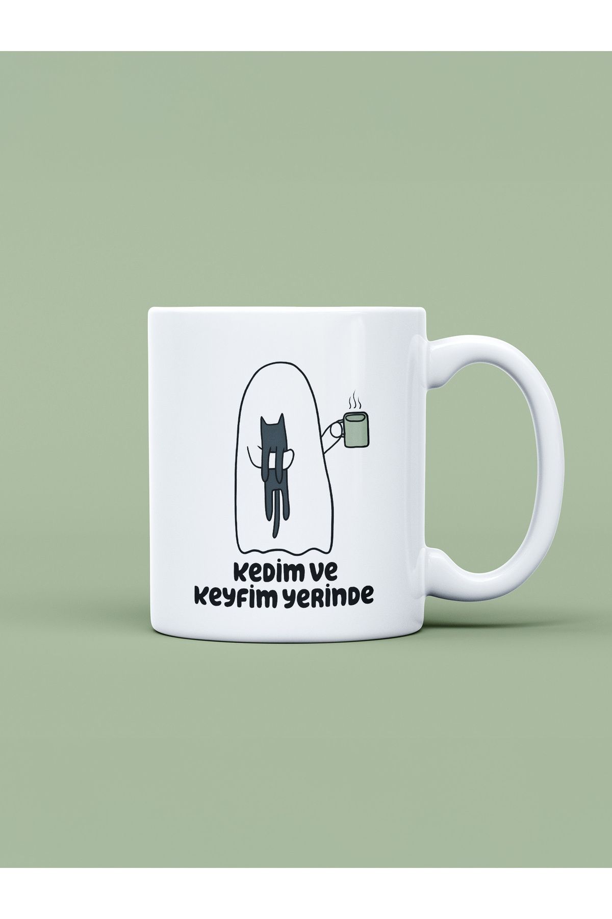daystore Keyfim Yerinde Baskılı Kupa Bardak