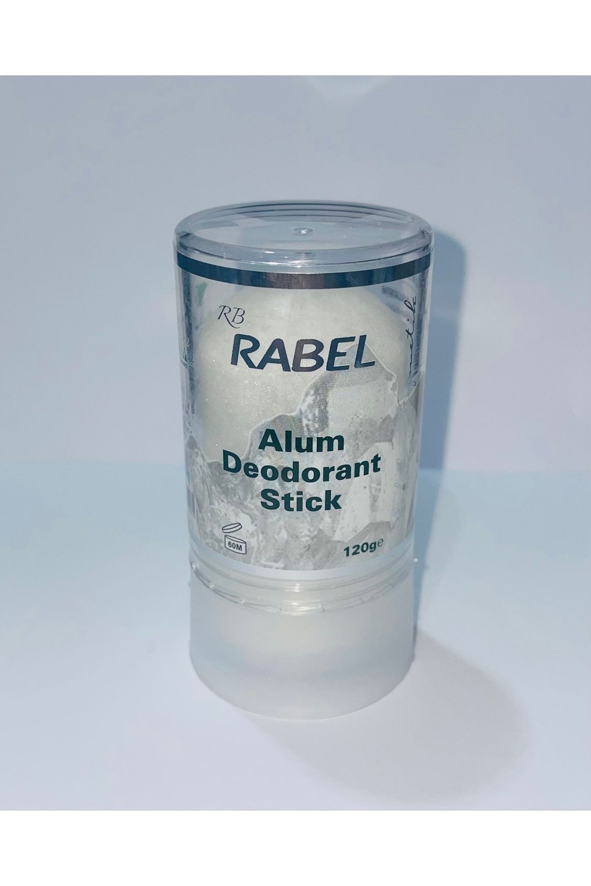 Rabel Roll On Ter Önleyici Kokusuz Kristal Doğal Tuz Crystal Alum Deodorant Stick Unisex 120 gr