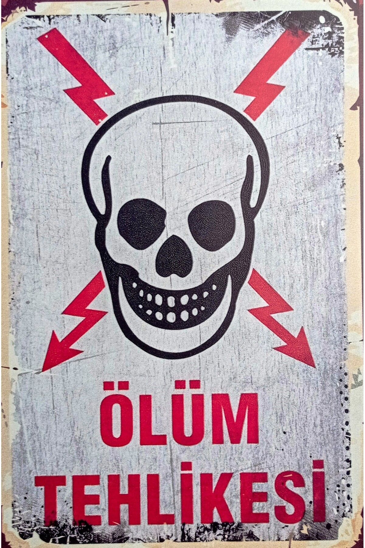 Haki Alışveriş Dünyası Tablo mdf 20x30 cm