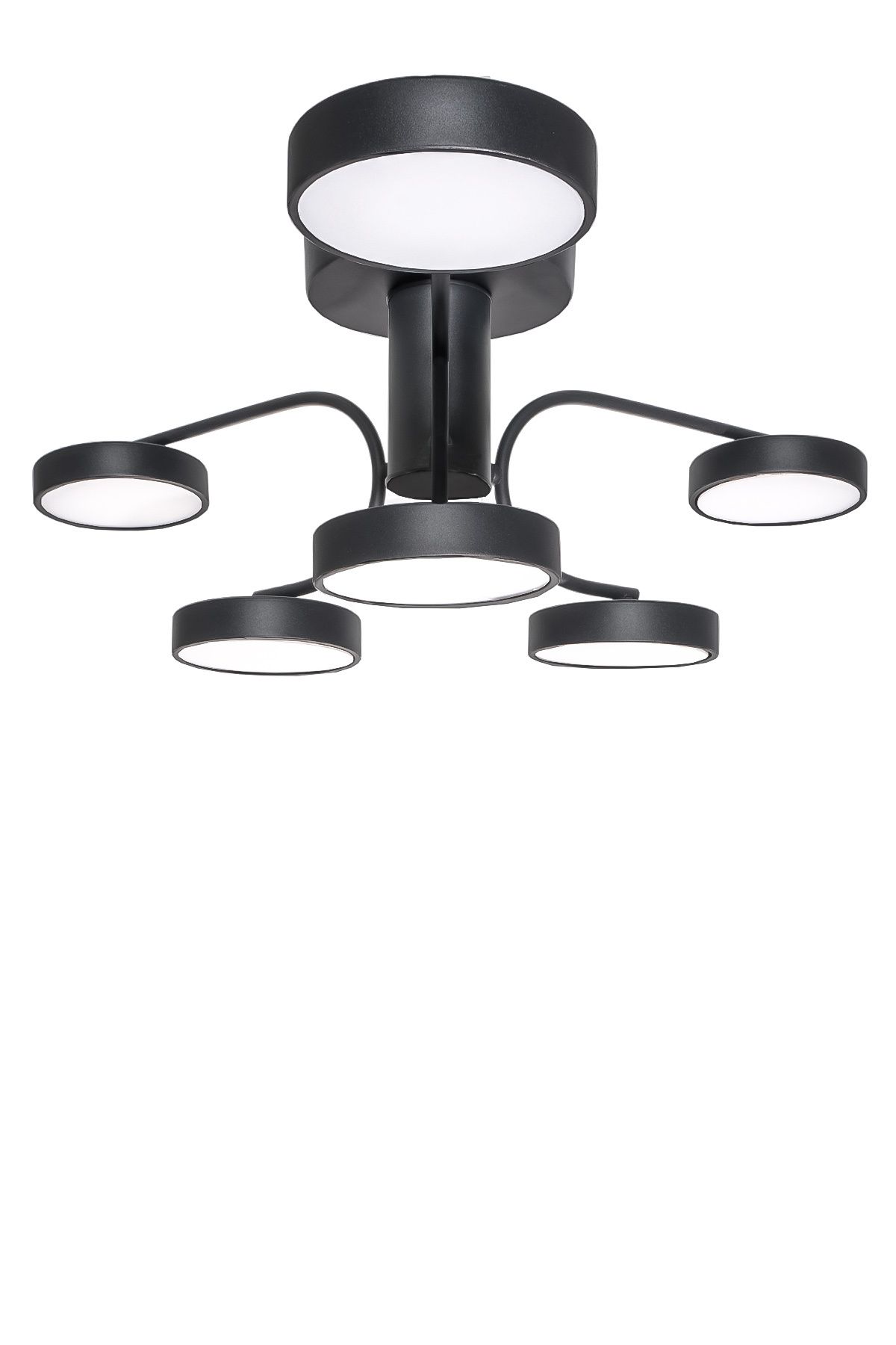Turanconcept Zeyna 6lı Modern Tasarım 3 Renk Işık Enerji Tasarruflu Led Avize Salon Giyinme Odası Mutfak