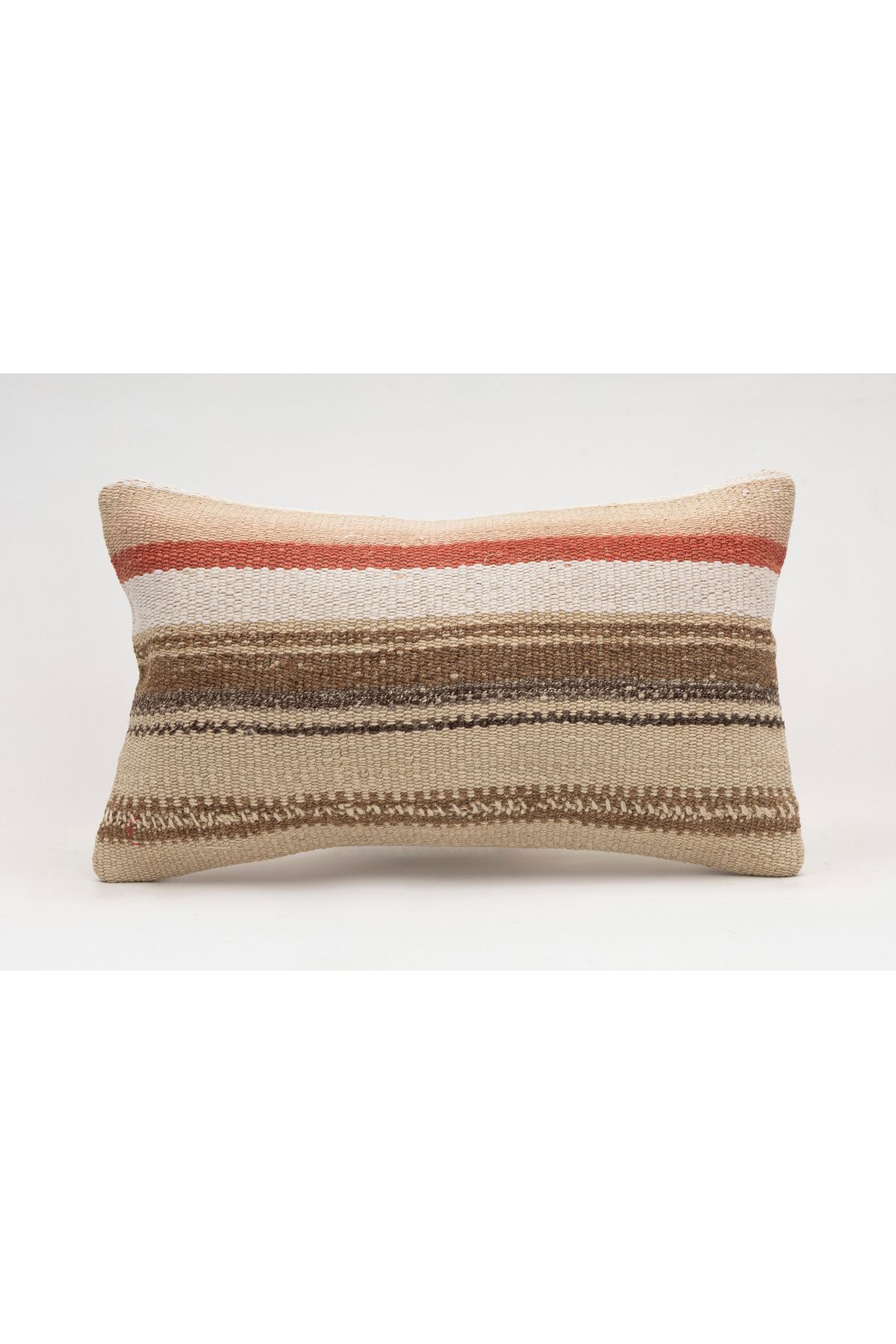 Kilim Whole Sale El Yapımı Kilim'den Yapılmış Vintage Kırlent Kılıfı, Yün, 30x50 Cm