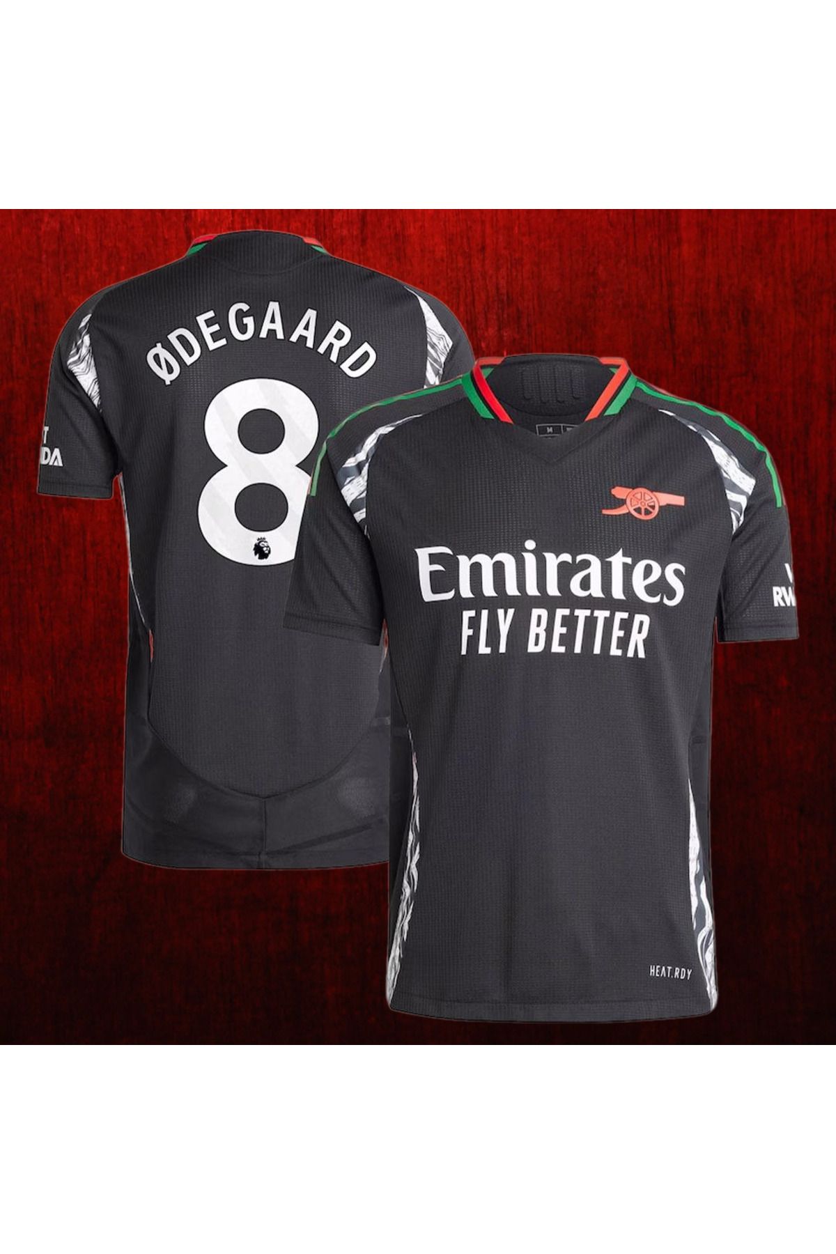 Atlas Global ARSENAL YETİŞKİN SİYAH FORMA ODEGAARD