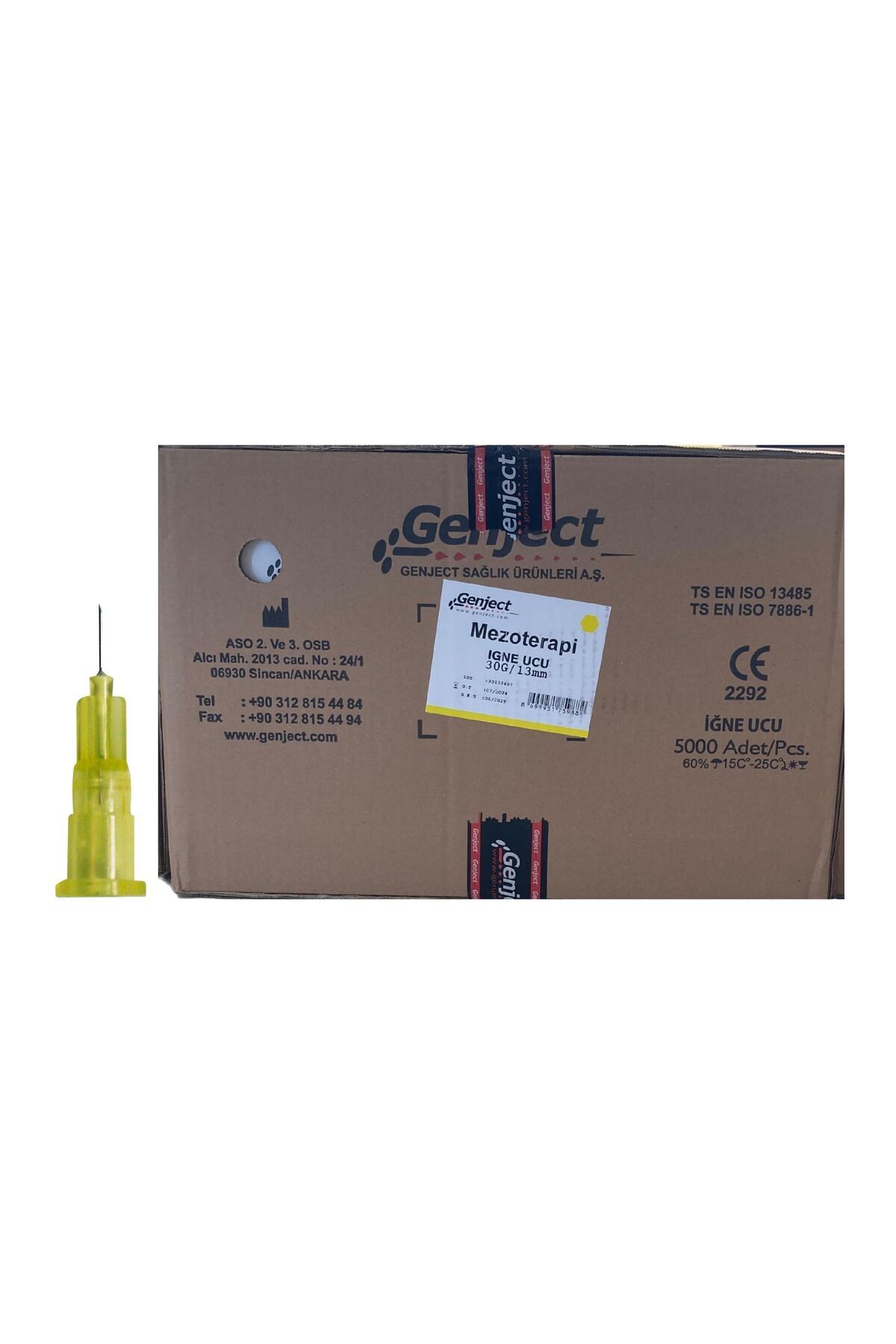 Genject - MEZOTERAPİ 30G 13MM İNE UCU - 5000 ADET