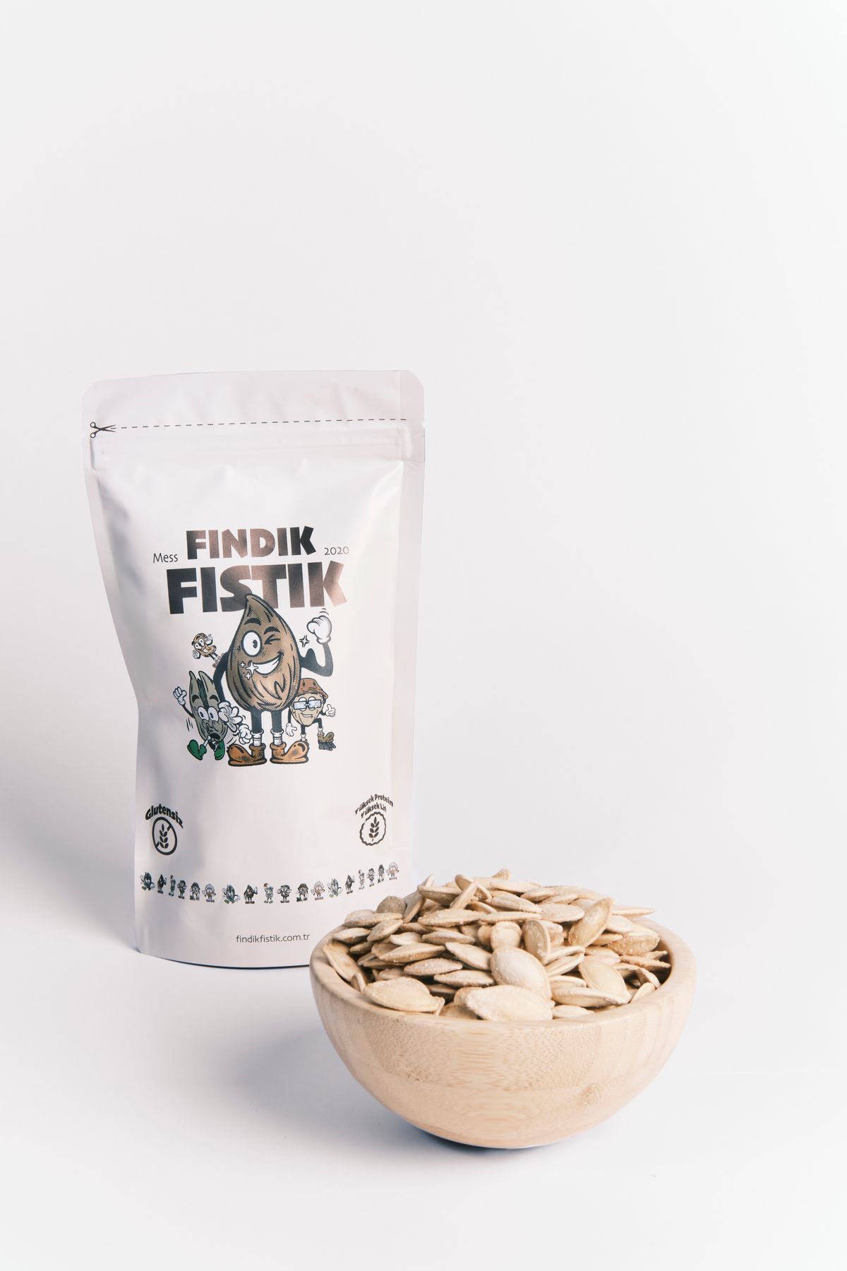 Mes's Fındık Fıstık Çifte Kavrulmuş Tuzlu Kabak Çekirdeği 500gr
