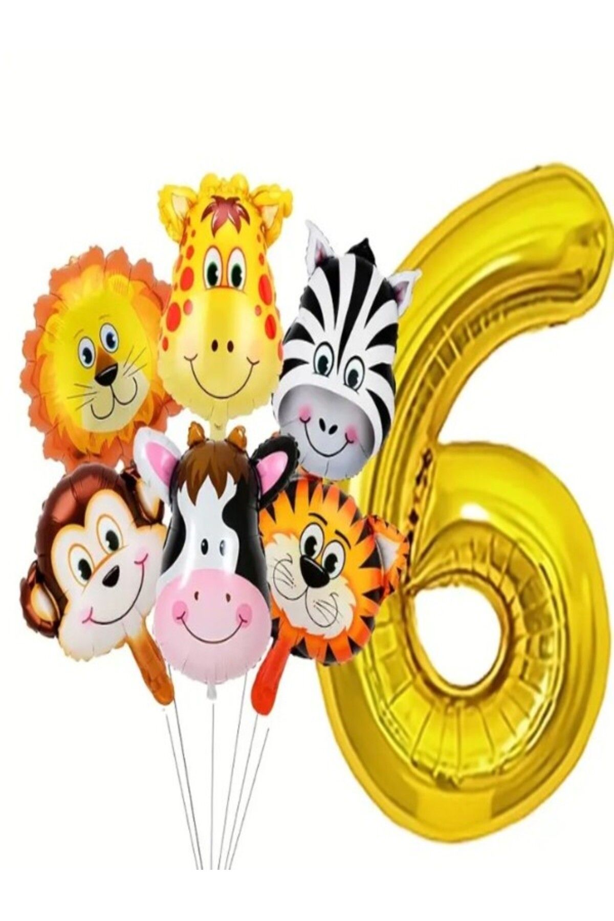 klbk SAFARİ HAYVAN FİGÜRLÜ BALON SETİ
