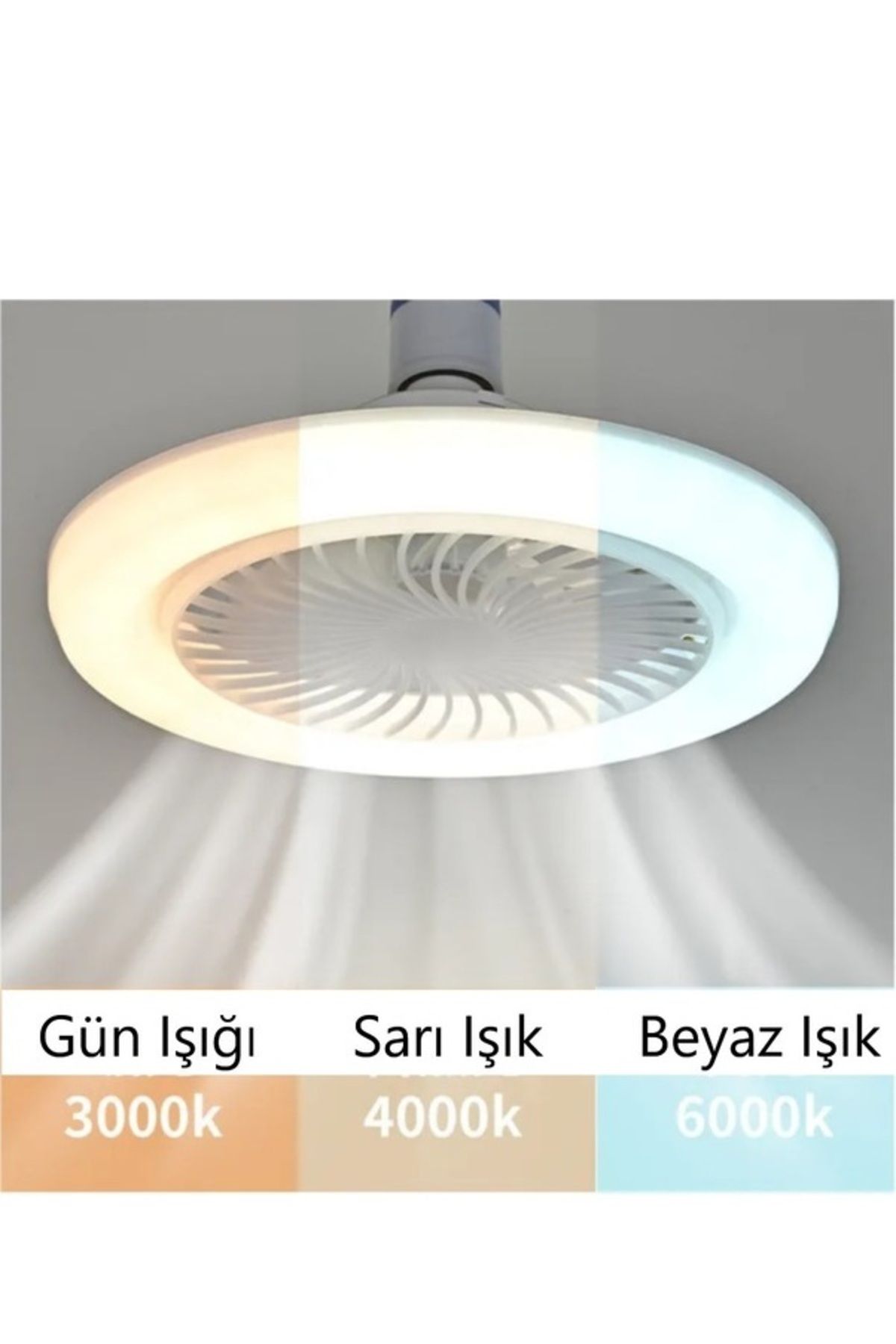 Cata CT-1153 Poyraz 42W (3 Renk Dimlenebilir) Pervane Led Ampul