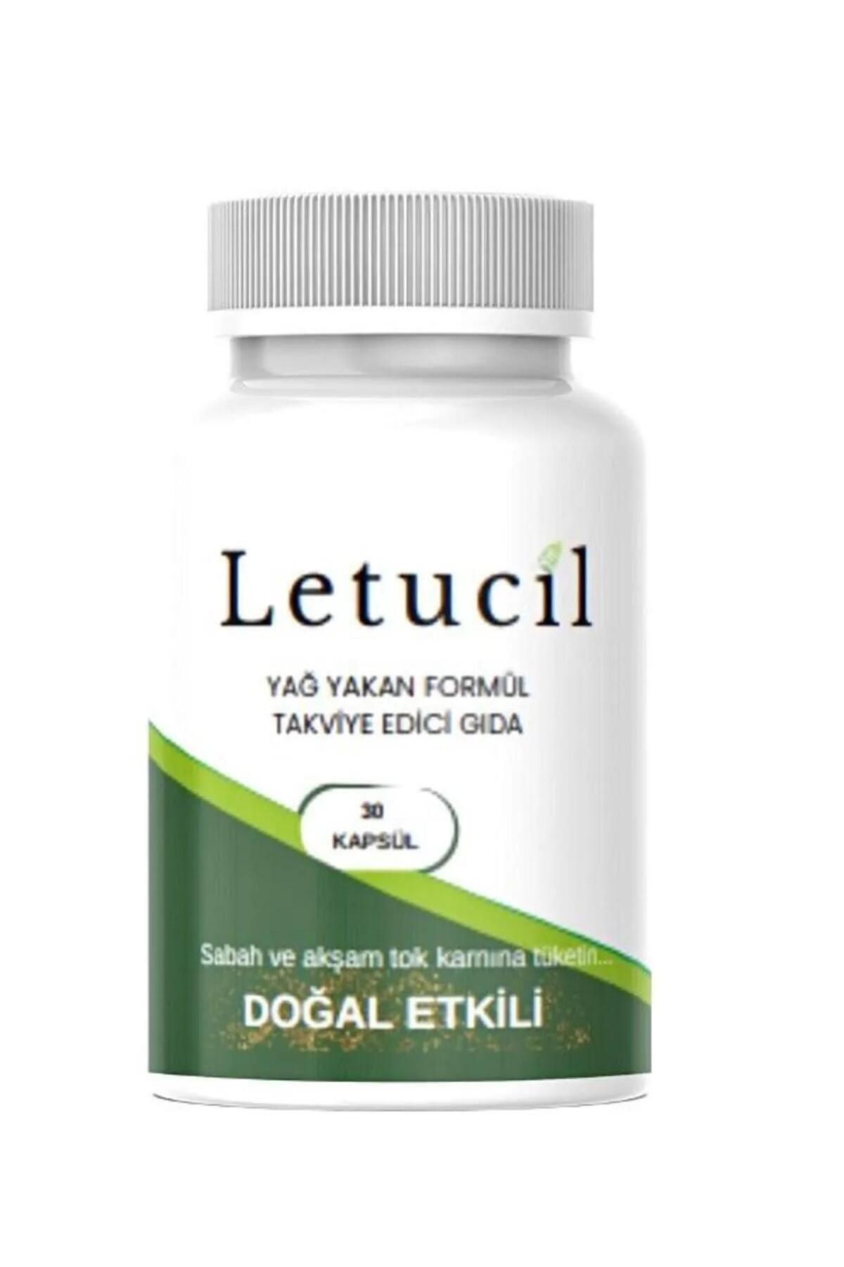 Doğal Letucil Biberiye Yeşilçaylı Kapsül 30lu