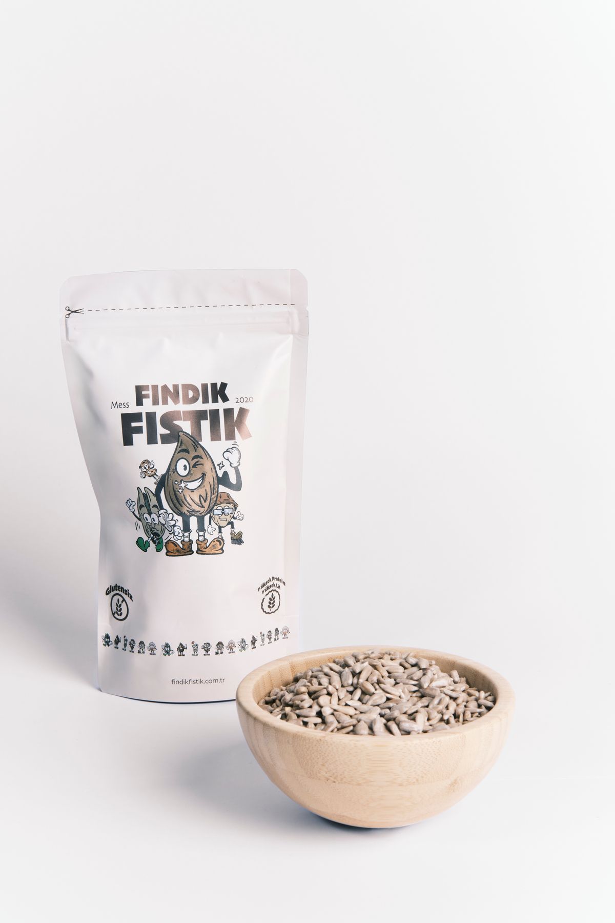 Mes's Fındık Fıstık Ayçekirdeği İçi Çiğ Yerli 1kg