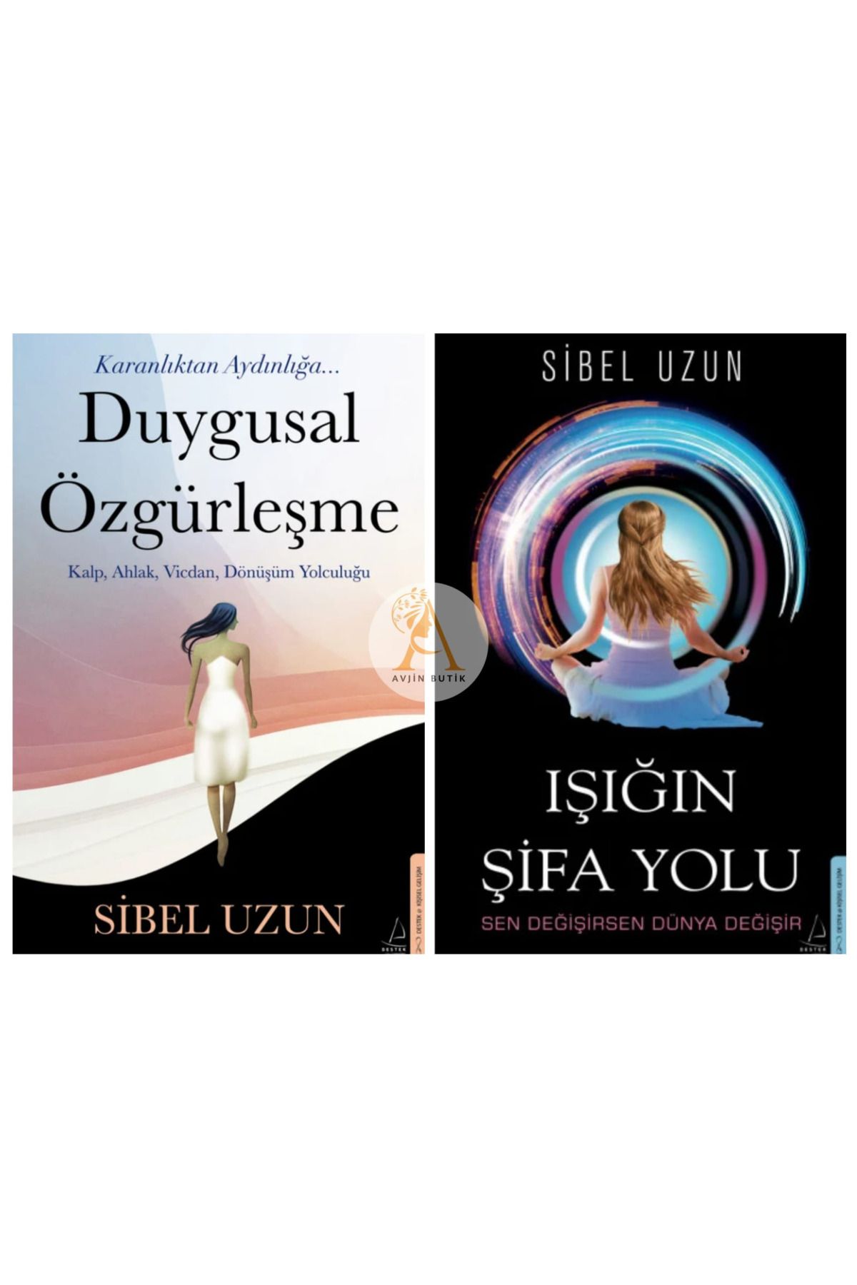 Destek Yayınları Duygusal Özgürleşme/Işığın Şifa Yolu/Sibel Uzun/2 Kitap Set