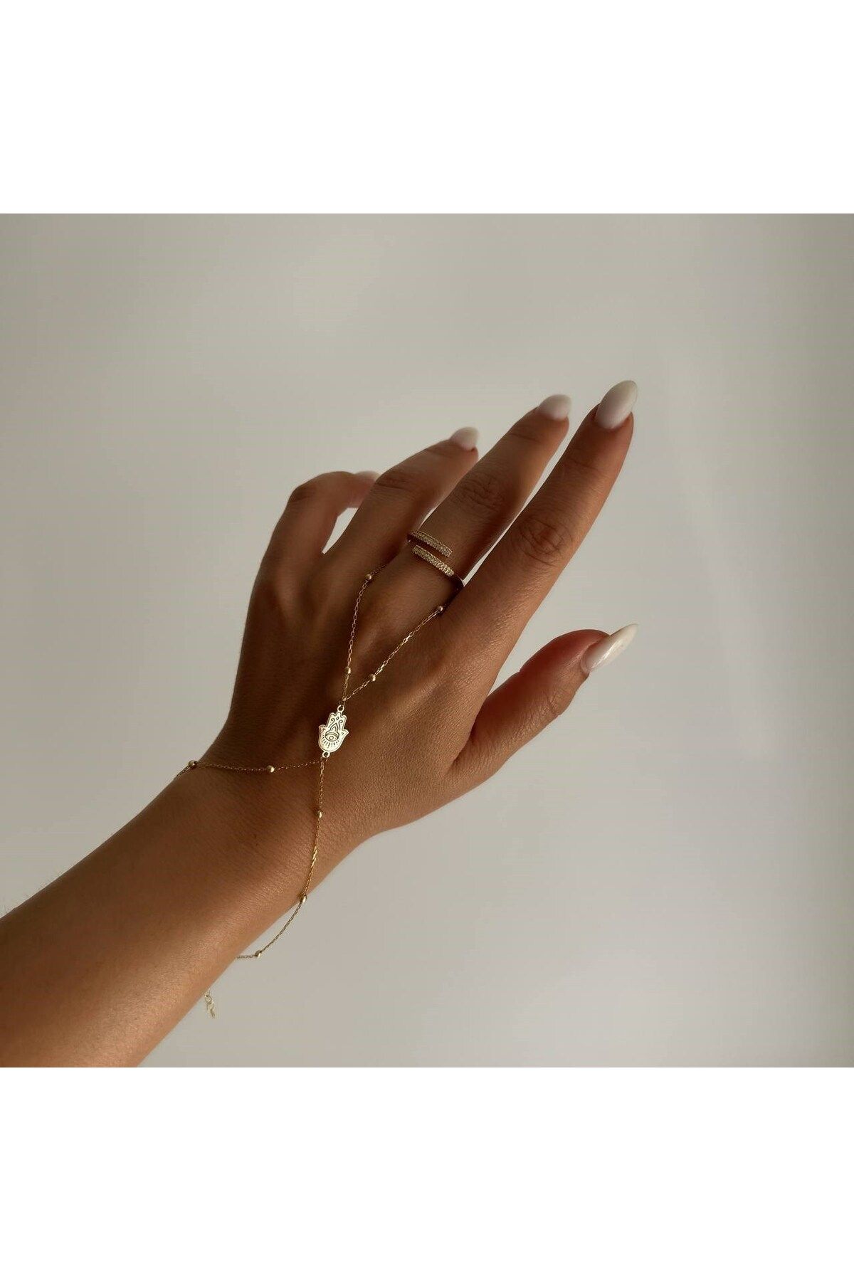 beonejewelry FATMA ANA ELİ ŞAHMERAN | 925 GÜMÜŞ