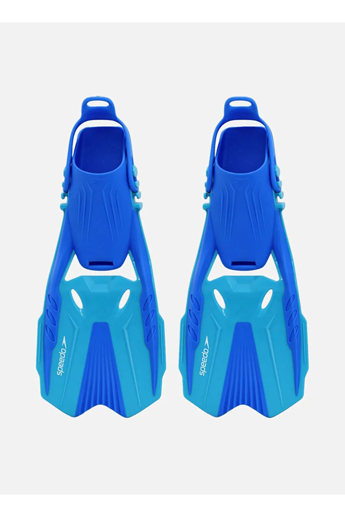 SPEEDO-Children's Blue Speedo Ju Travel Fins Foot Flippers Sol25003F-Rlpl 1