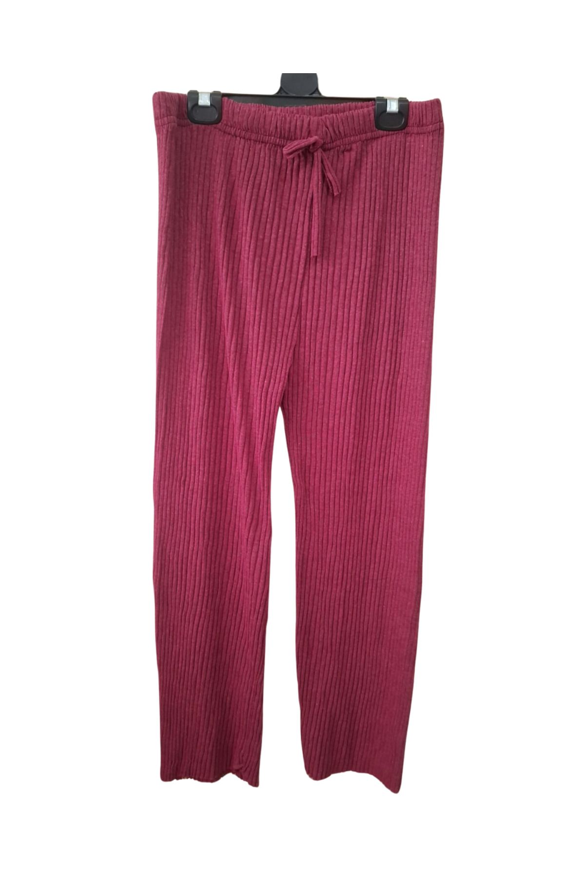 MODA FİTİLLİ PİJAMA BELİ LASTİKLİ ALT