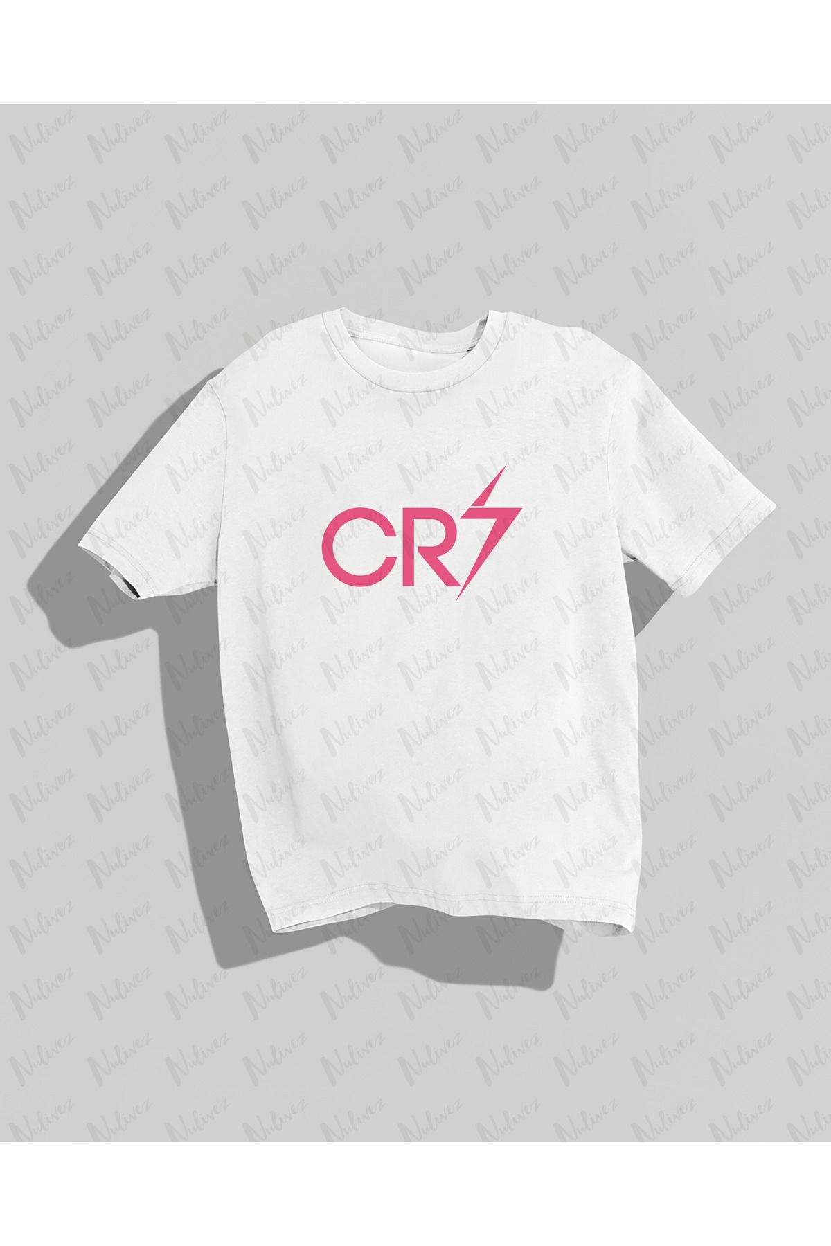 Nulivez Cristiano Ronaldo Tasarımı Baskılı Yüksek Kalite Kompakt Unisex Oversize T-Shirt