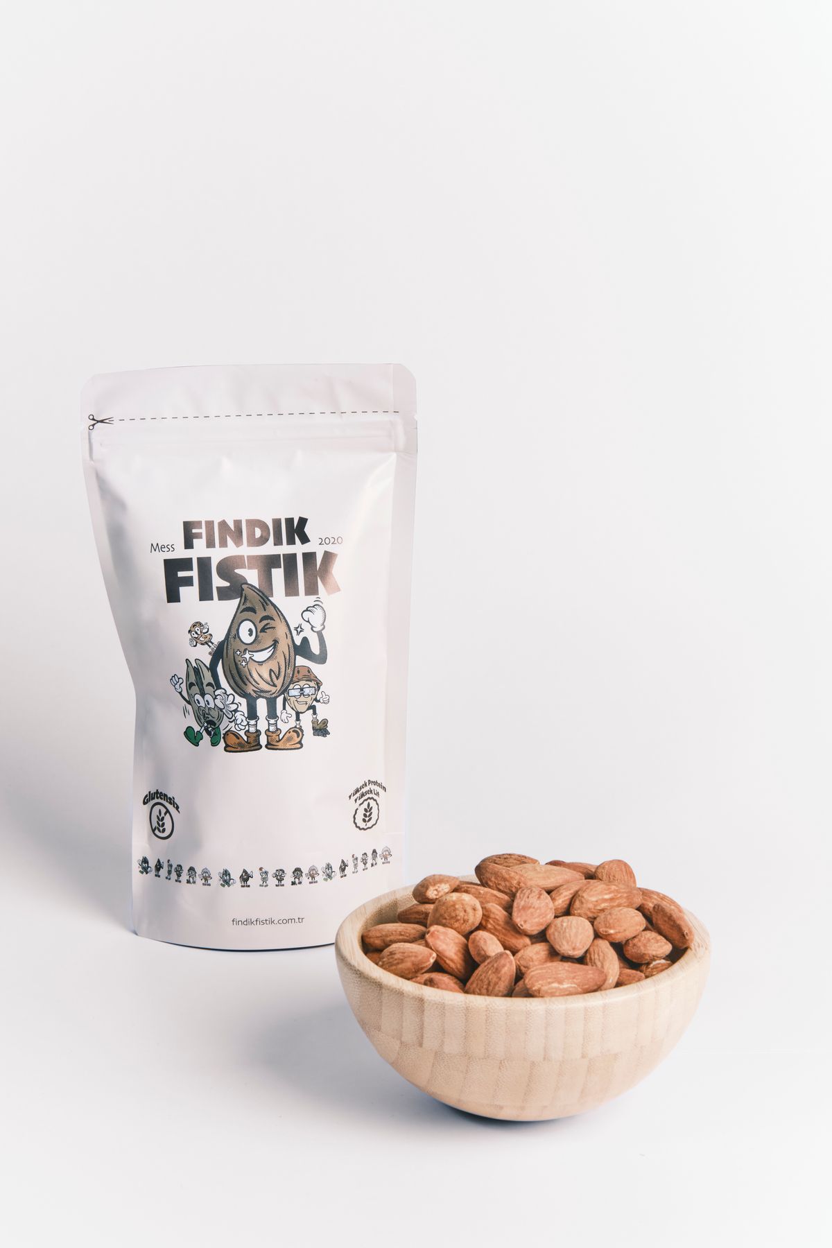 Mes's Fındık Fıstık Kavrulmuş Badem Içi 500gr