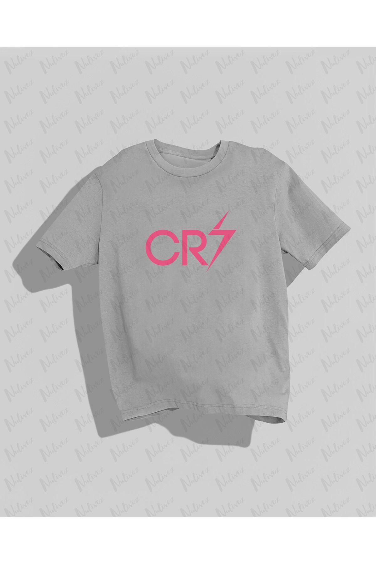 Nulivez Cristiano Ronaldo Tasarımı Baskılı Yüksek Kalite Kompakt Unisex Oversize T-Shirt