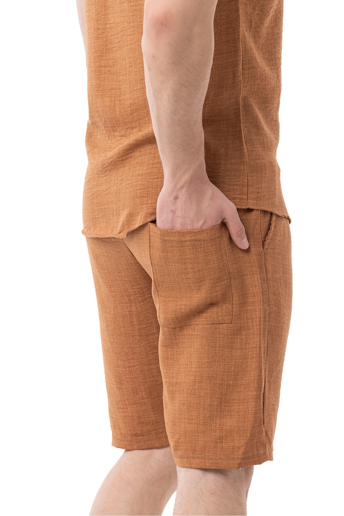monox-Men's Mechanical Linen Shorts 3