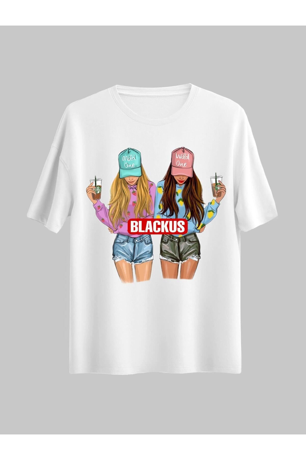 donamod Kadın Yakın Arkadaş Tasarım Tshirt