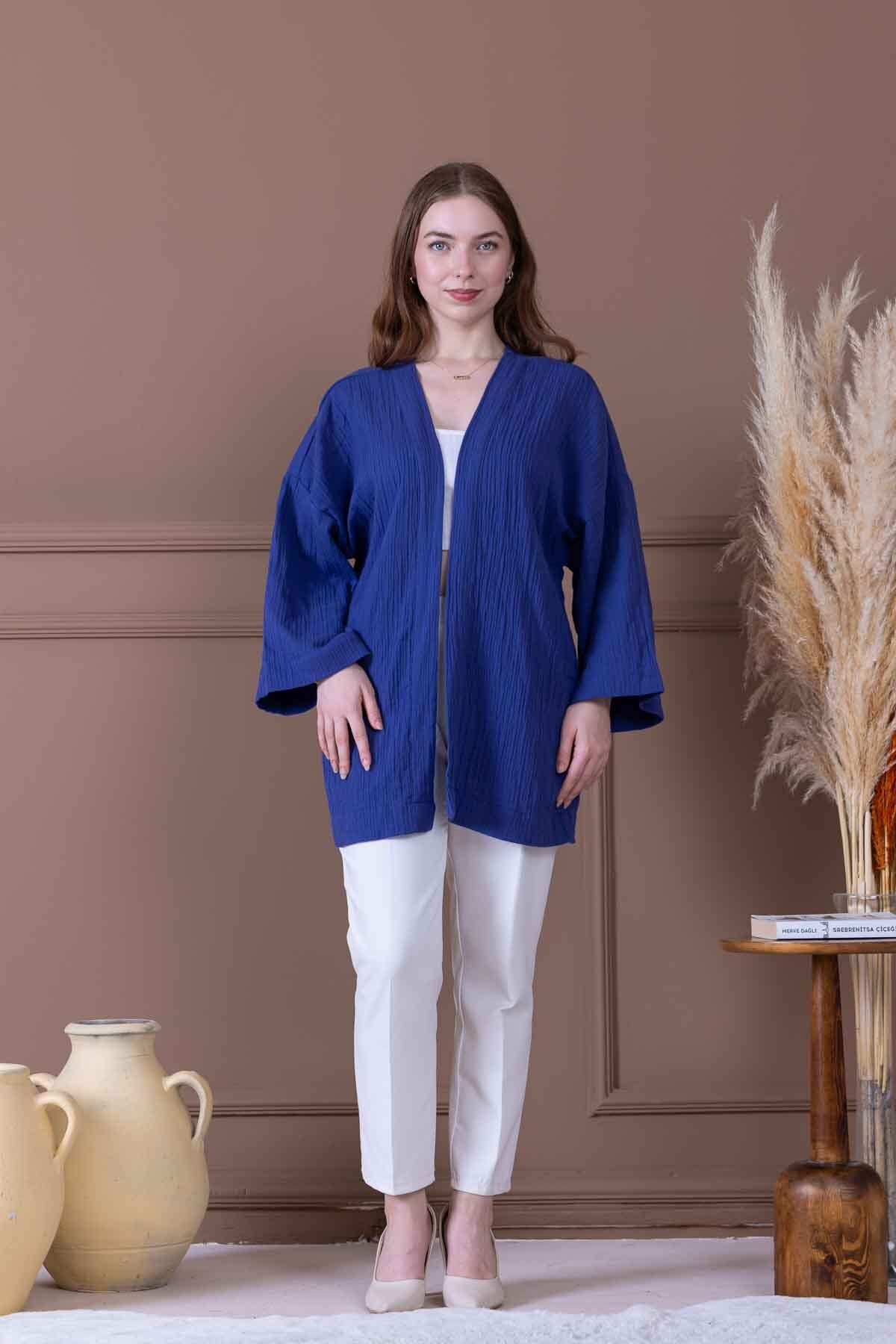 Meşe Moda indigo kimono