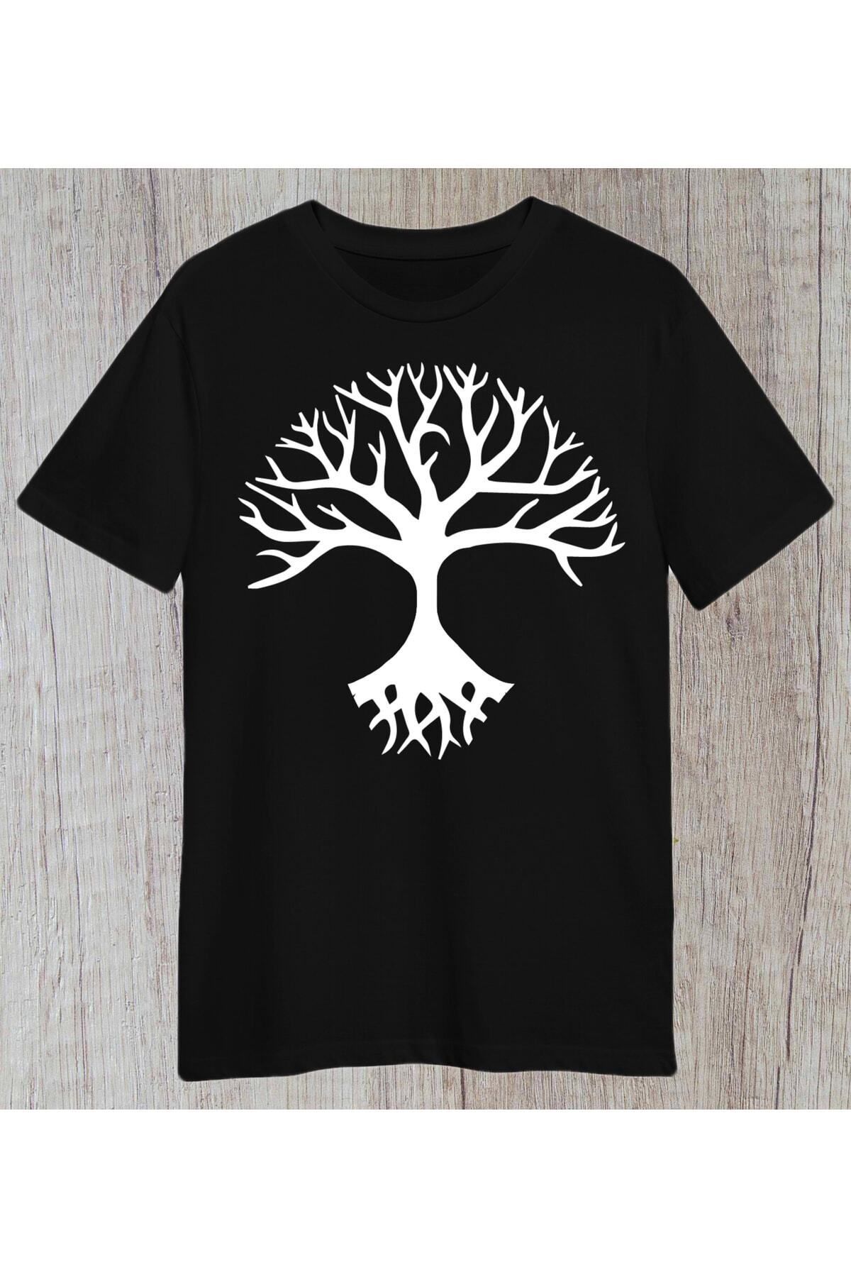 donamod Kadın Ağaç Özel Tasarım Regular Tshirt
