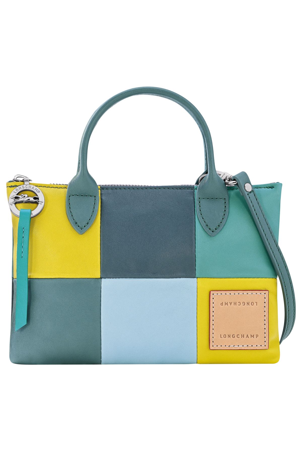 Longchamp Re-play XS Çanta Okaliptüs, Metis Deri, Ayarlanabilir & Çıkarılabilir Askılı Şık Omuz Çantası