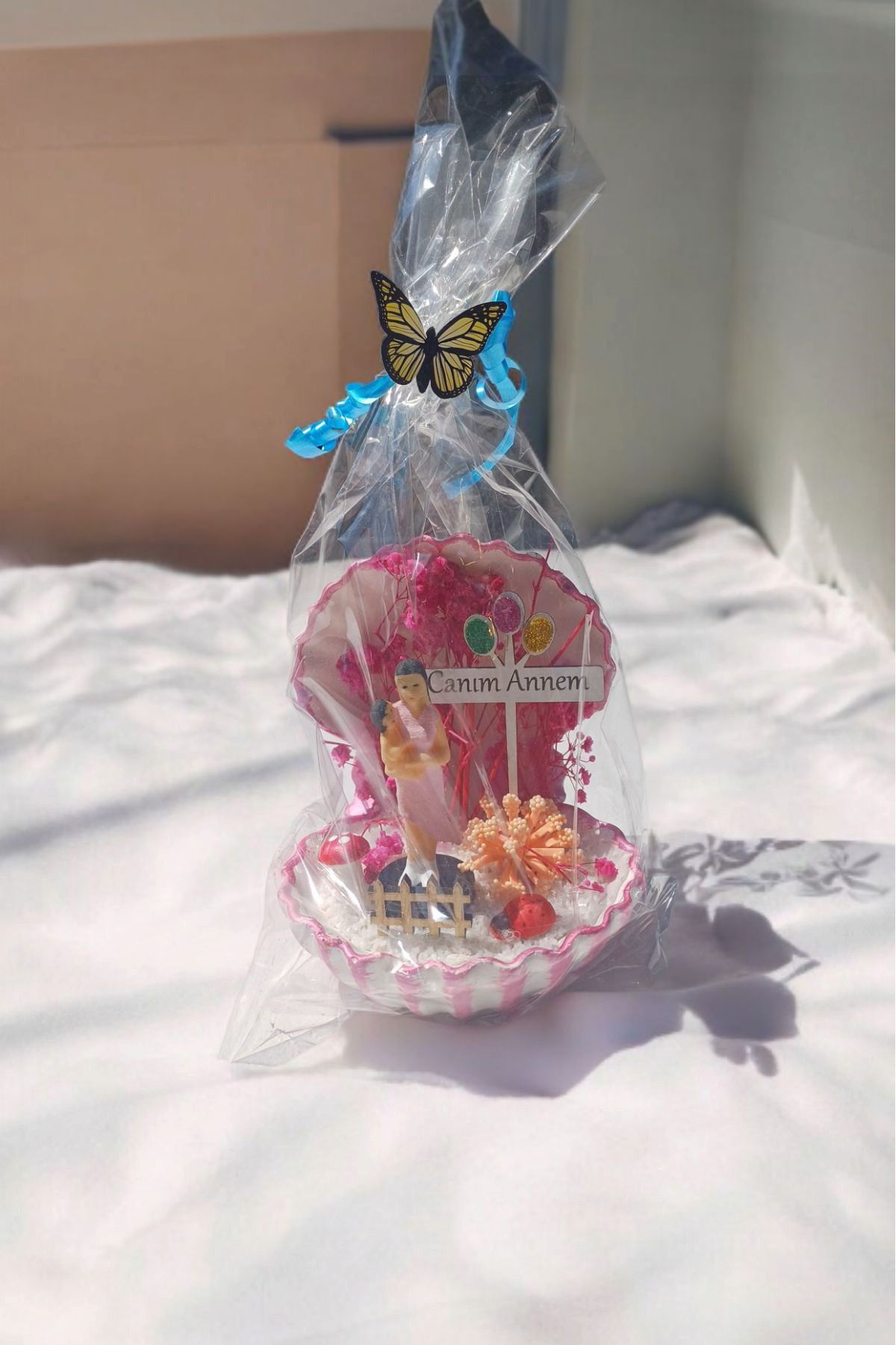 BlcBoutique Canım Annem Temalı İstiridye Kabuğu Biblo