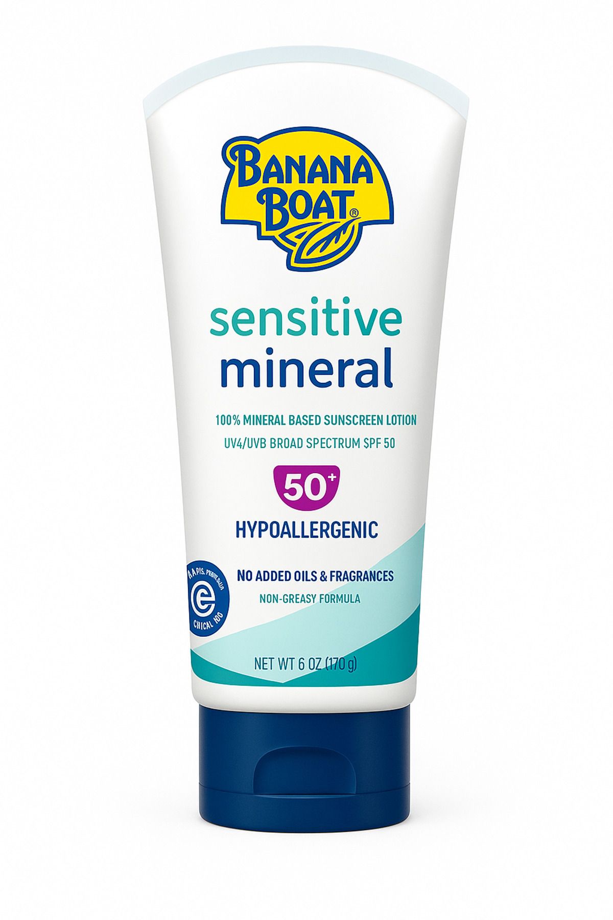 Banana Boat Hassas %100 Mineral Güneş Kremi Losyonu SPF 50, 6oz
