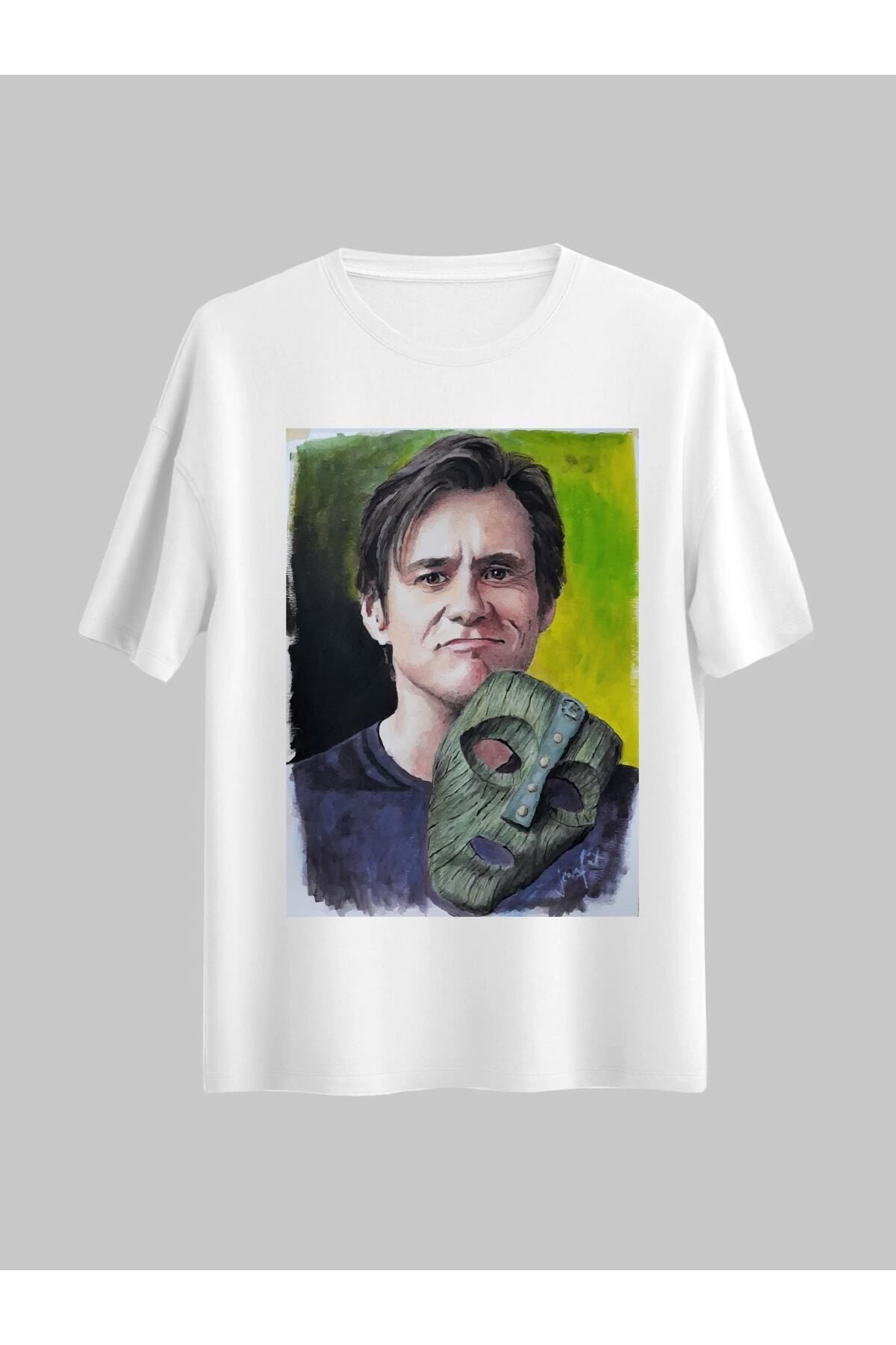 donamod Jim Carrey Maske Özel Tasarım Tshirt
