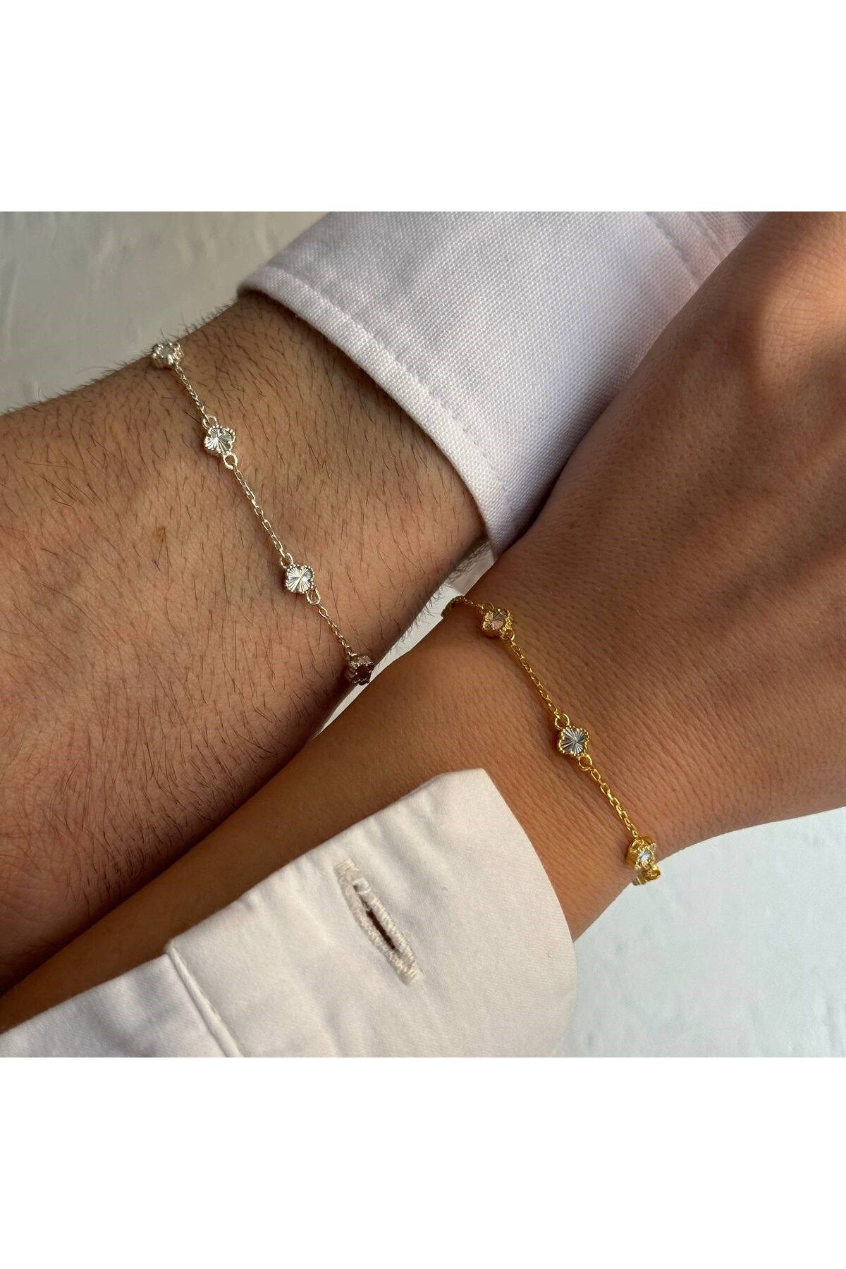 beonejewelry YONCA ÇİFT BİLEKLİĞİ | 925 GÜMÜŞ