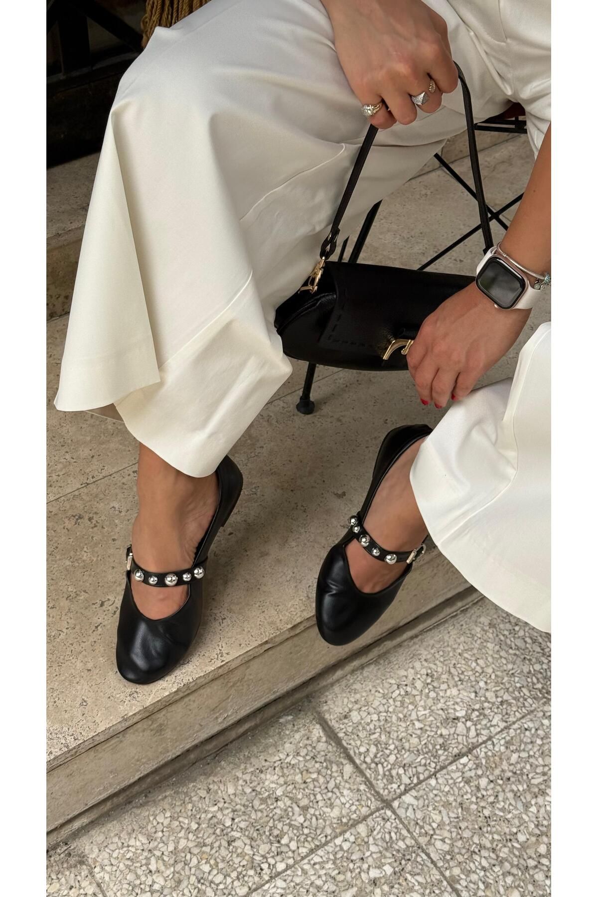 by emine eren emotion shoes Staple Kemerli Babet
