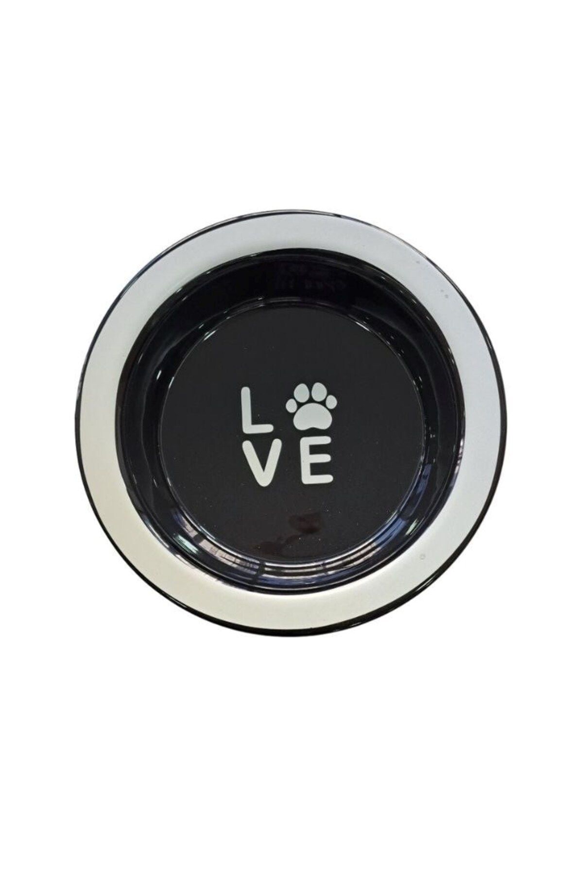 CLOVERPETGROSS SERAMİK MAMA KABI KEDİ VE KÖPEK DERİN SİYAH 520ML