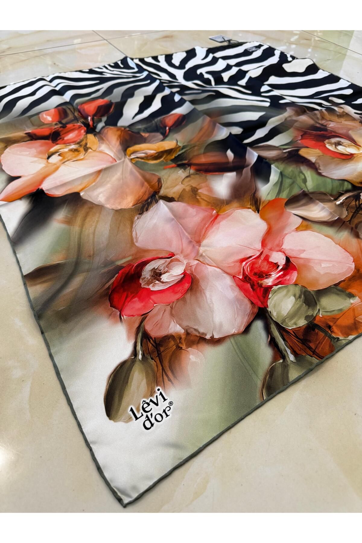 Levidor Twill Saf İpek Eşarp