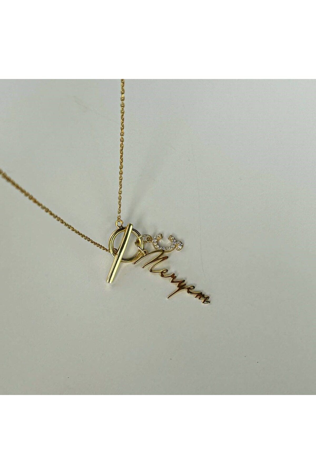 beonejewelry İSİMLİ HARFLİ HALKA KOLYE | 925 GÜMÜŞ