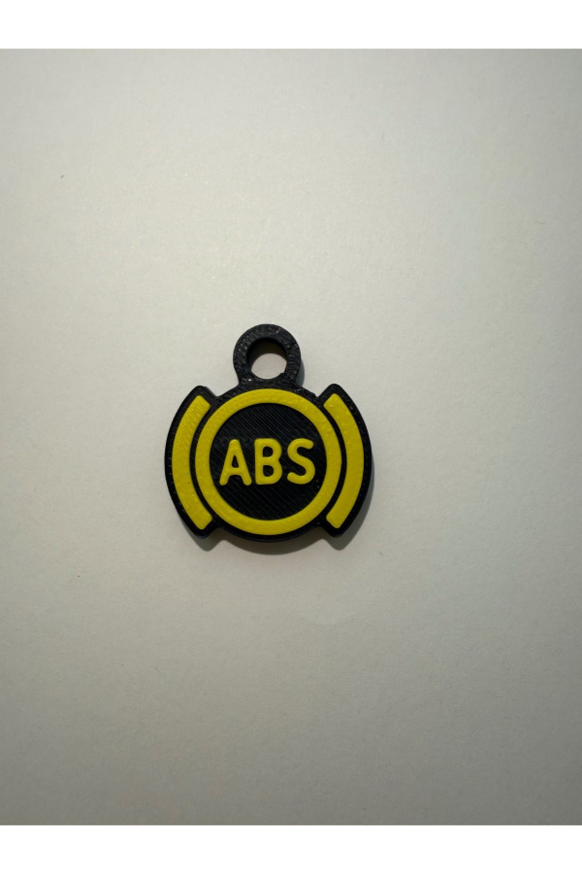 Madeora3D ABS Uyarı Işığı Temalı 3D Anahtarlık – Araç Güvenlik Sembolü Anahtarlık