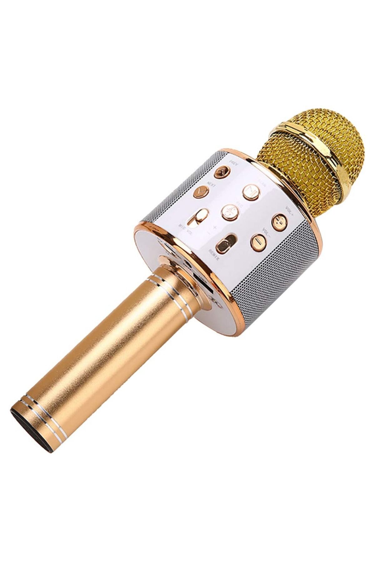 rexa-Bluetooth Karaoke Microphone MIC-WS-858 Gold 3