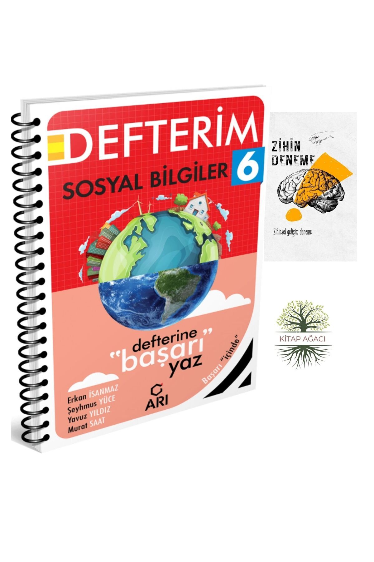 Karma Kitaplar ARI YAYINCILIK 6.SINIF SOSYAL BİLGİLER KONU ANLATIM DEFTERİM +ZİHİNDENEME-AGAC-315