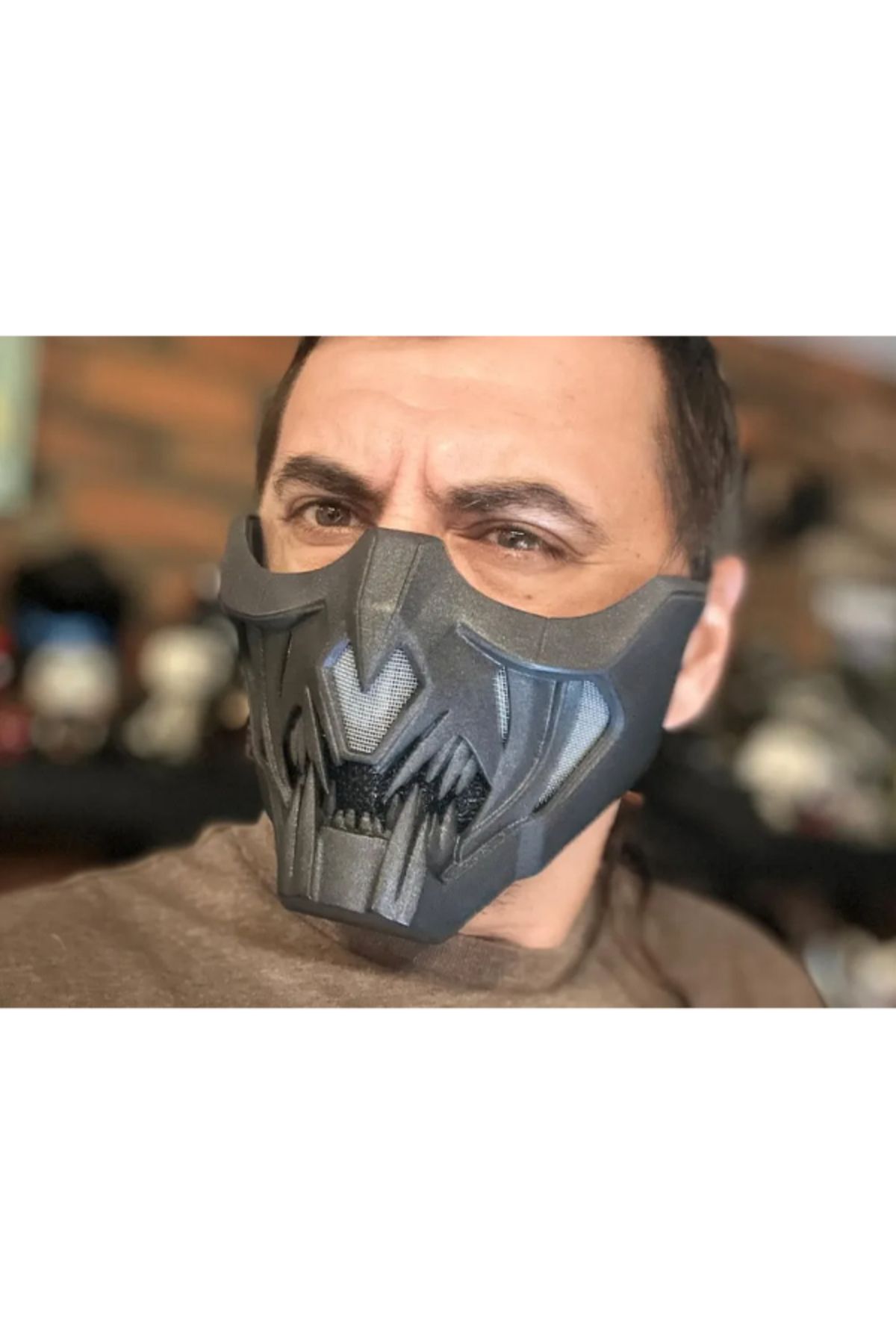 3d model s MK1 Noob Saibot Maskesi - Mad Brother Tasarımı – Özgün 3D Baskı
