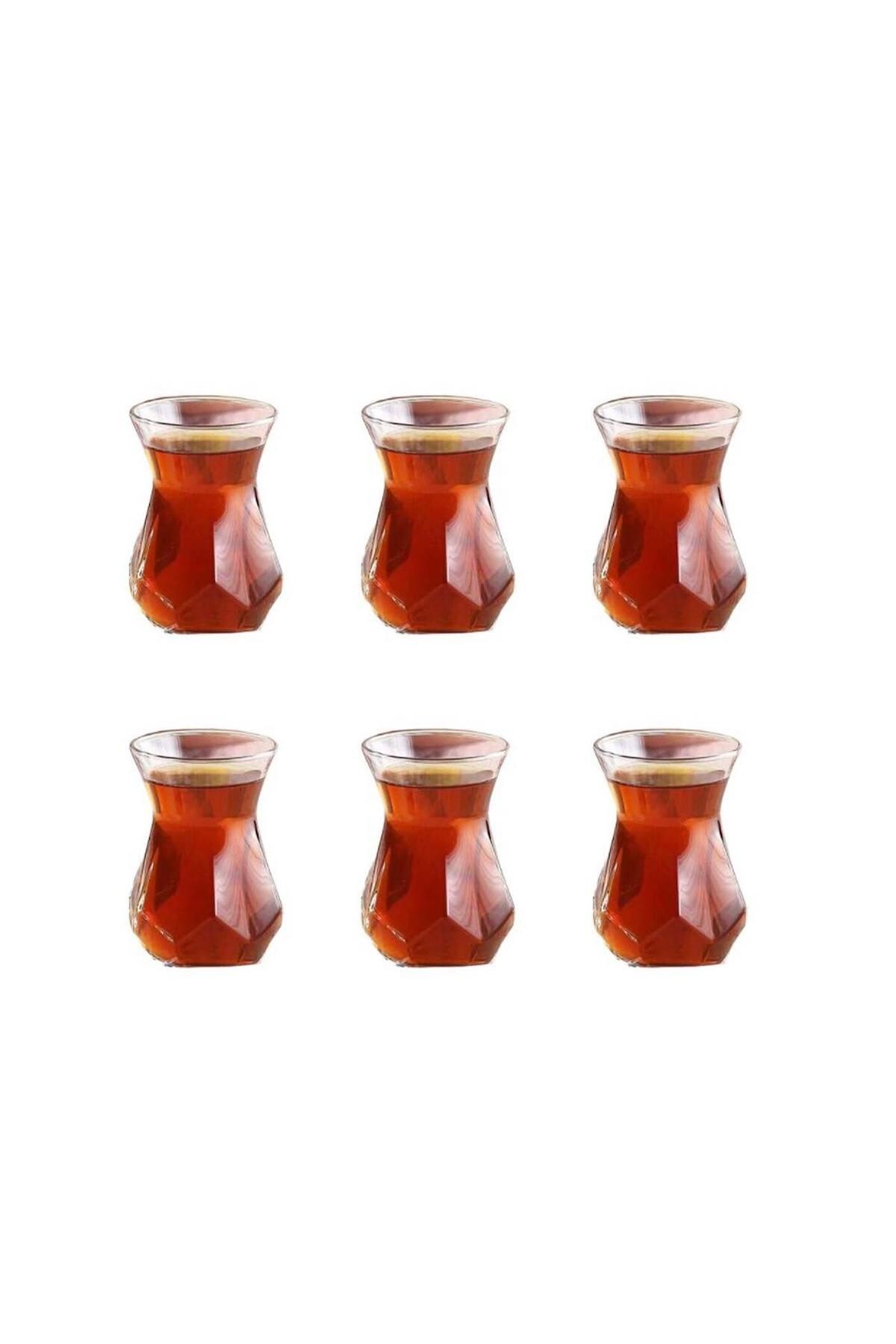Paşabahçe Girist Ayda Altılı Modern Çay Bardağı