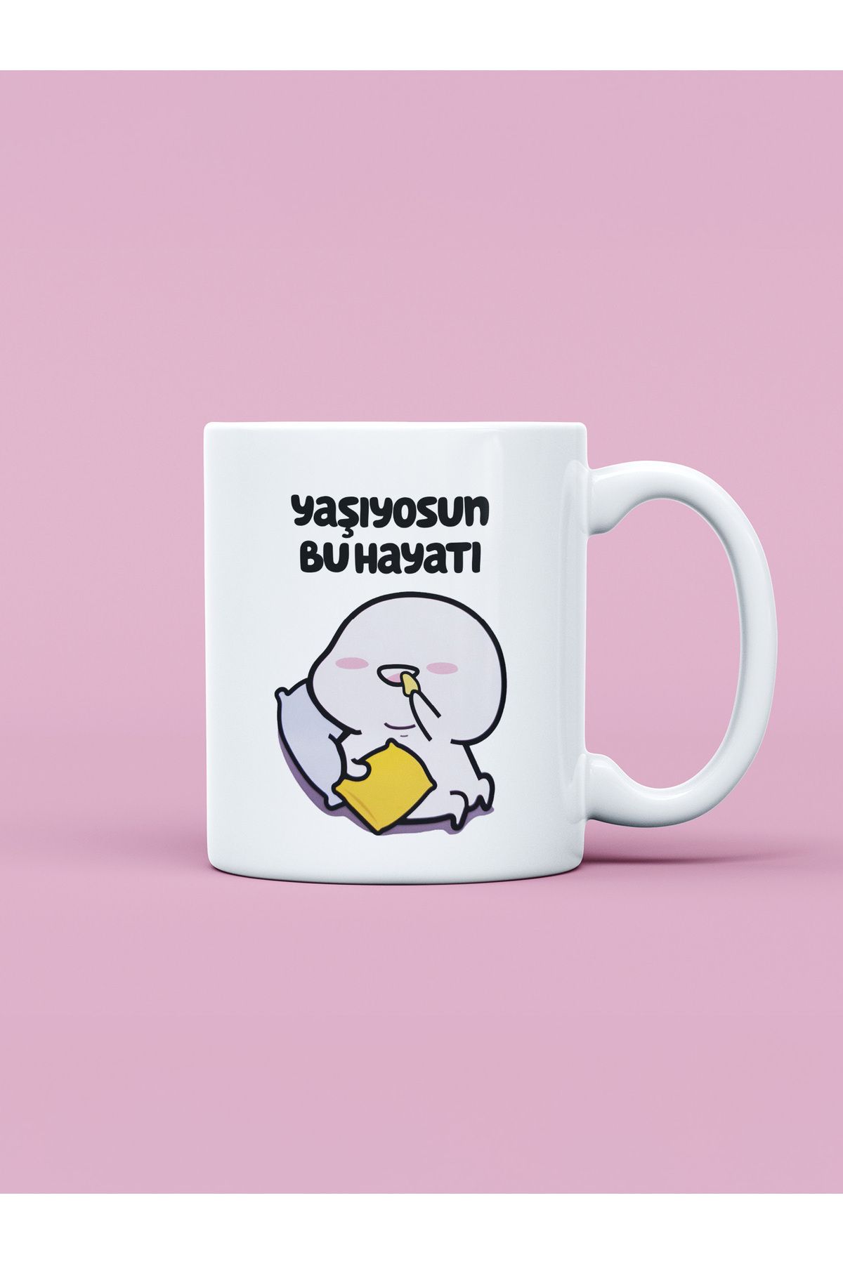 daystore Yaşıyorsun Bu Hayatı Baskılı Kupa Barda