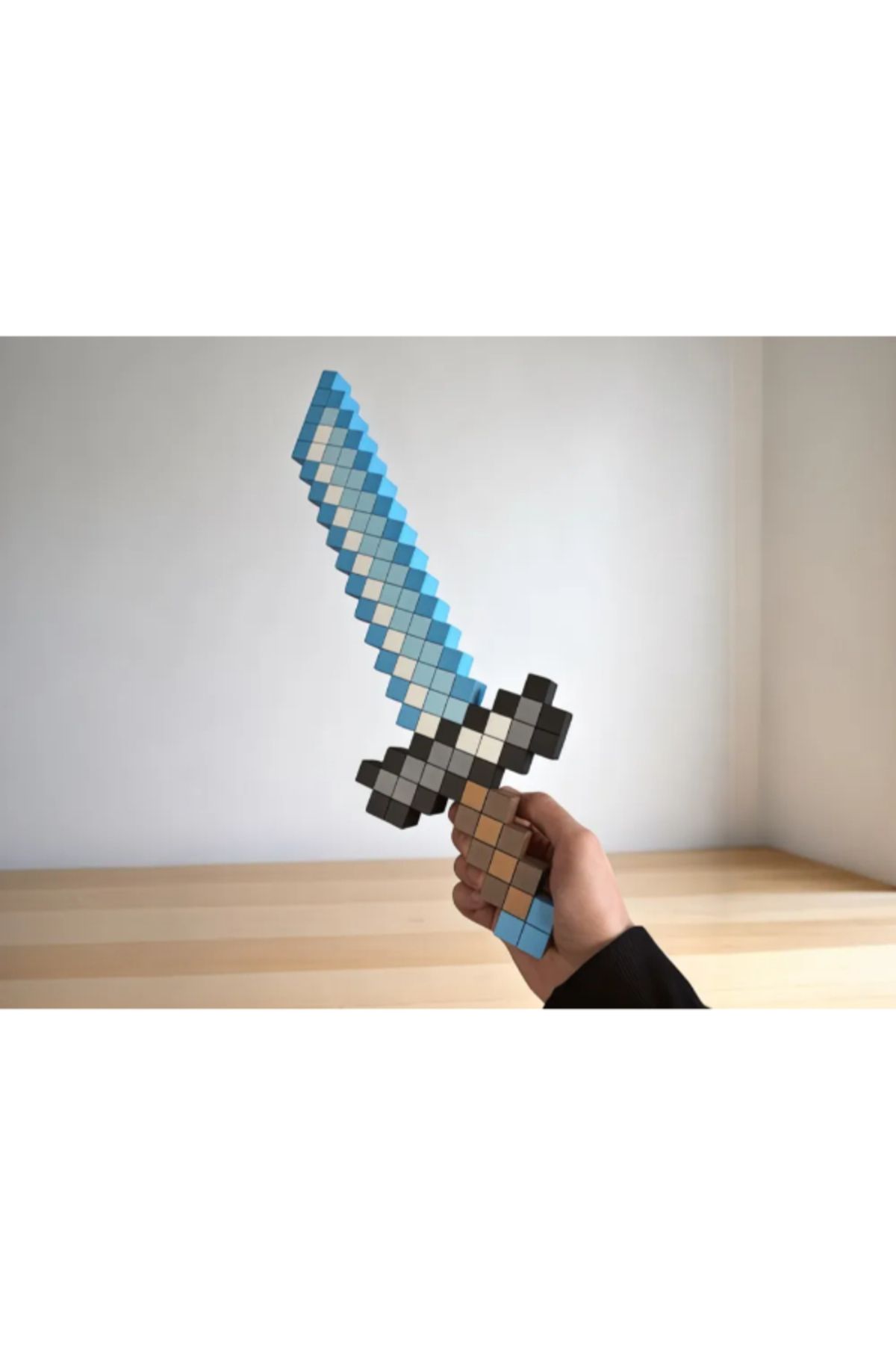 3d model s Özelleştirilebilir Minecraft Tarzı Kılıç – 3D Baskı