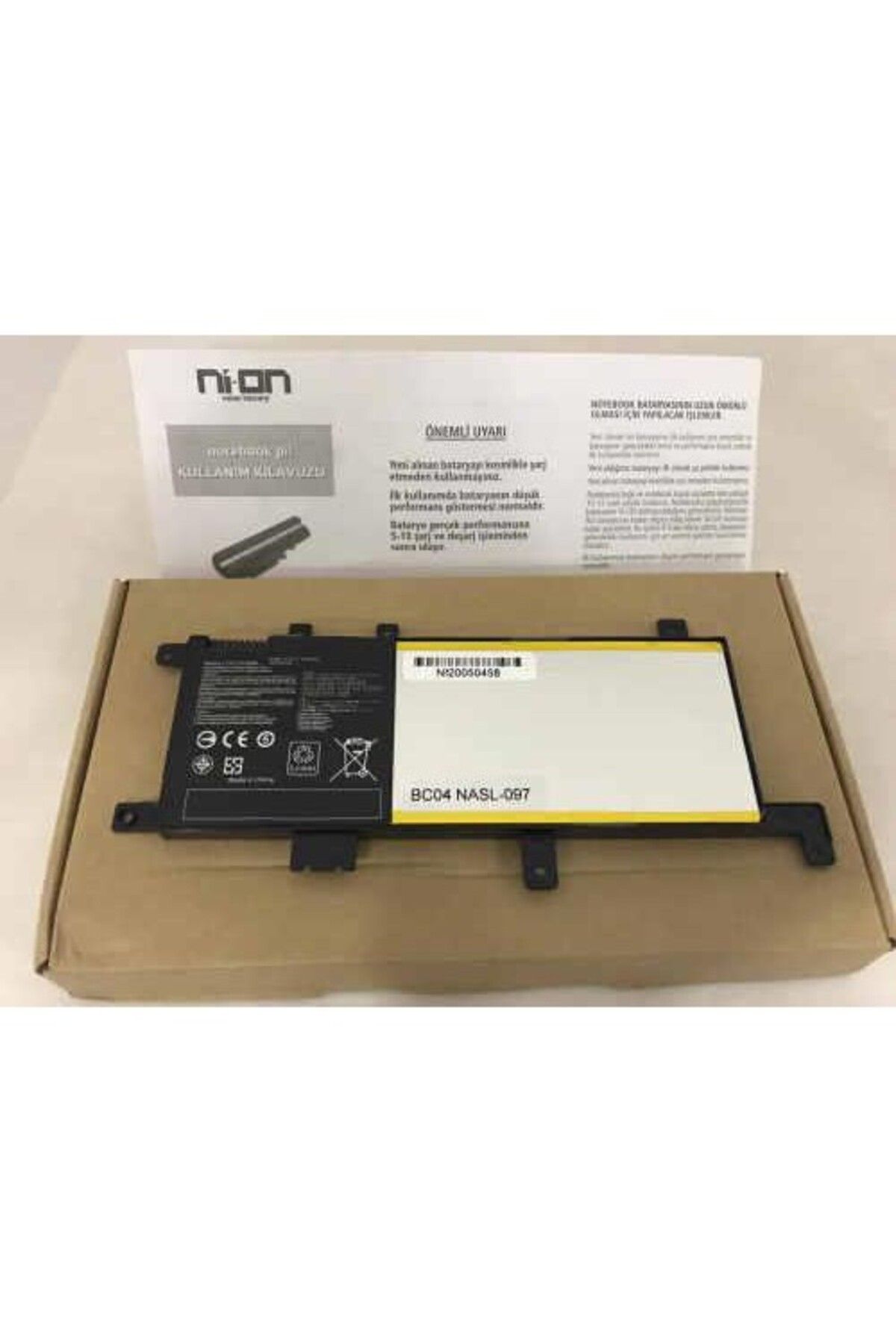 NION Asus X542UR-GQ271T uyumlu Notebook Batarya - Pil