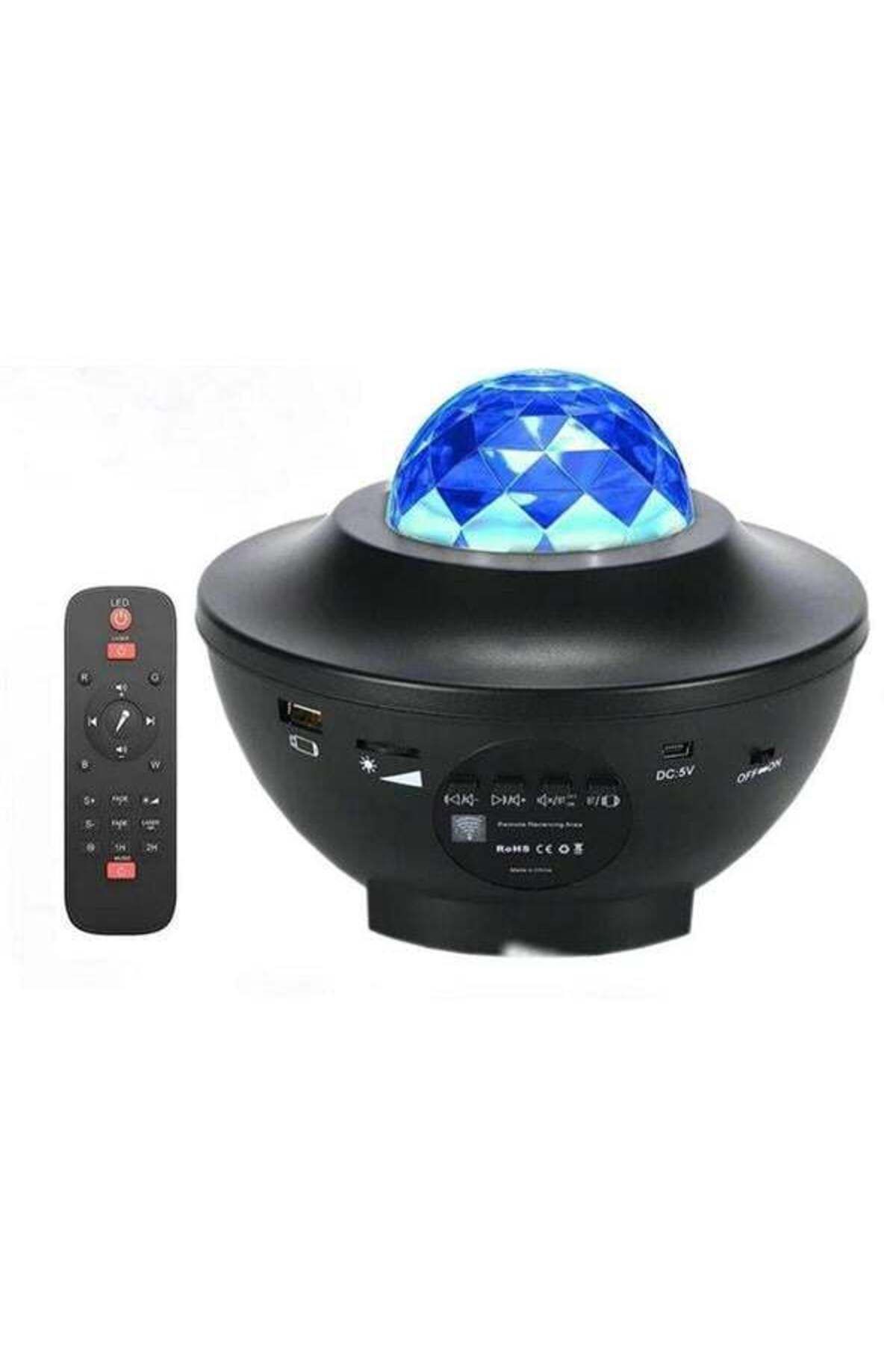 Modafiks Powermaster Bluetooth Destekli Animasyonlu Ufo Tip Disko Topu PM-7388
