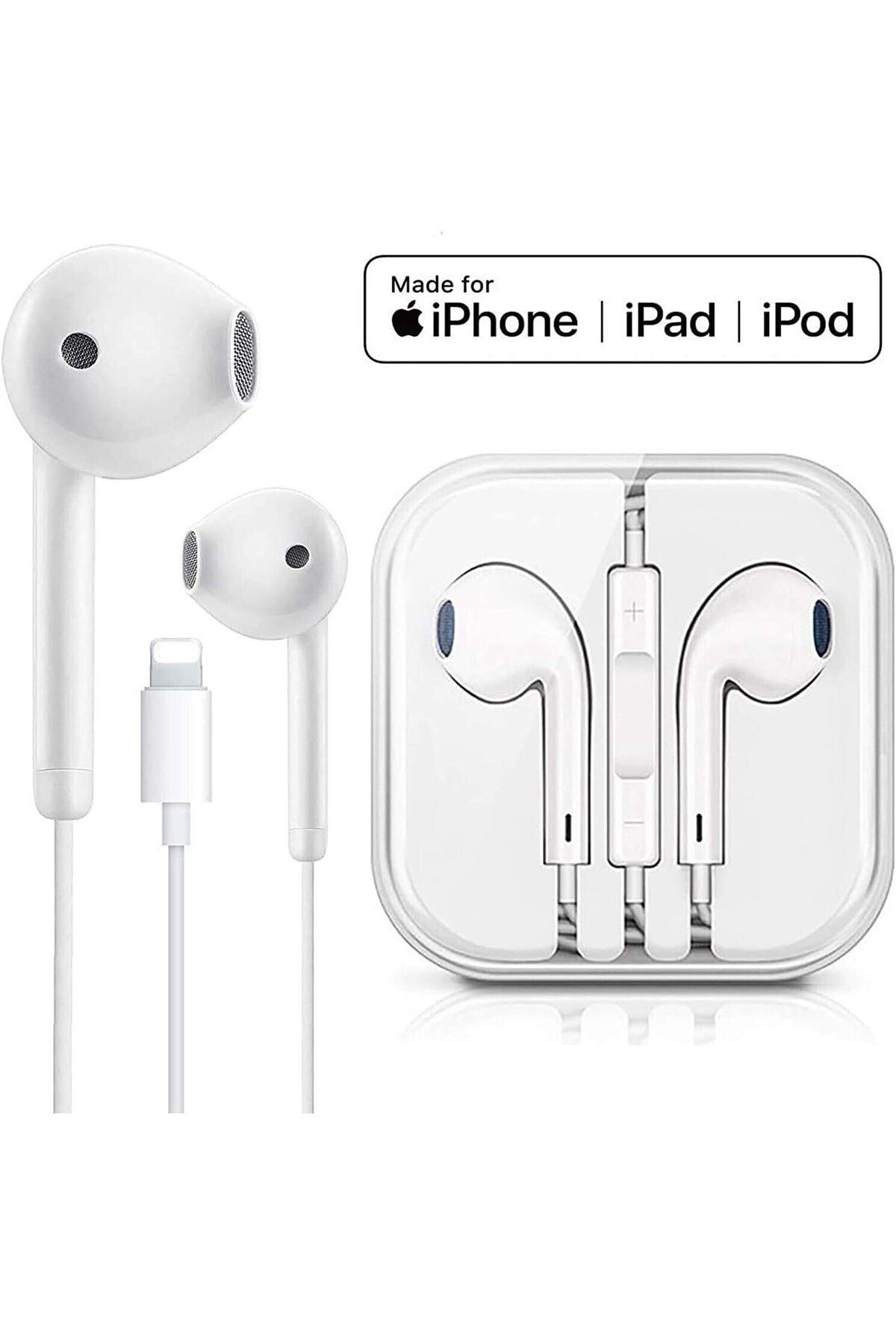 MACVI-Macvi® headphones with microphone and volume control, noise-isolating, compatible with iPhone 3