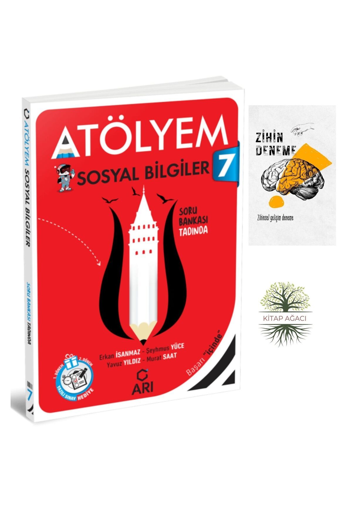 Karma Kitaplar ARI YAYINCILIK 7.SINIF SOSYAL ATÖLYEM+ZİHİNDENEME-AGAC-725