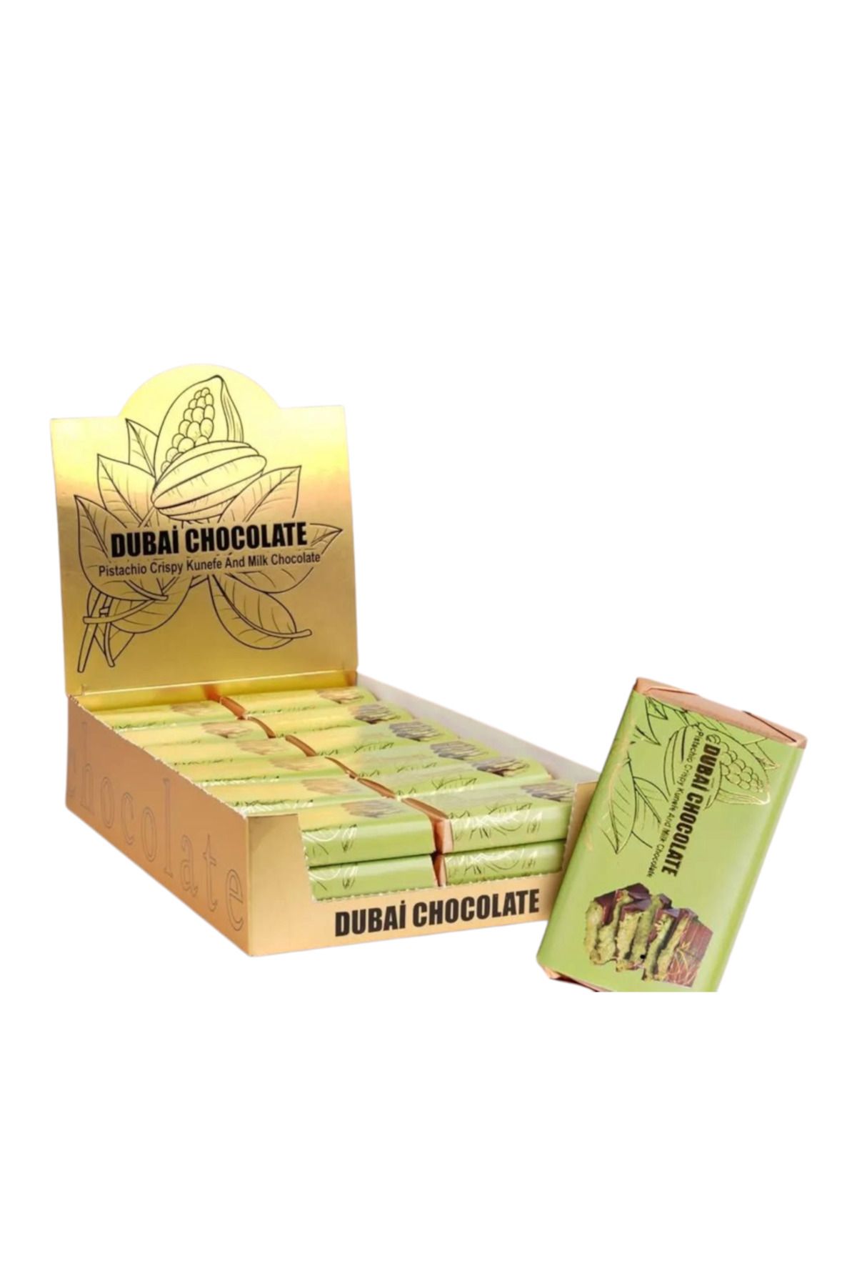 Aygünpazarlama 22 gram dubai Çikolatası 20 li set