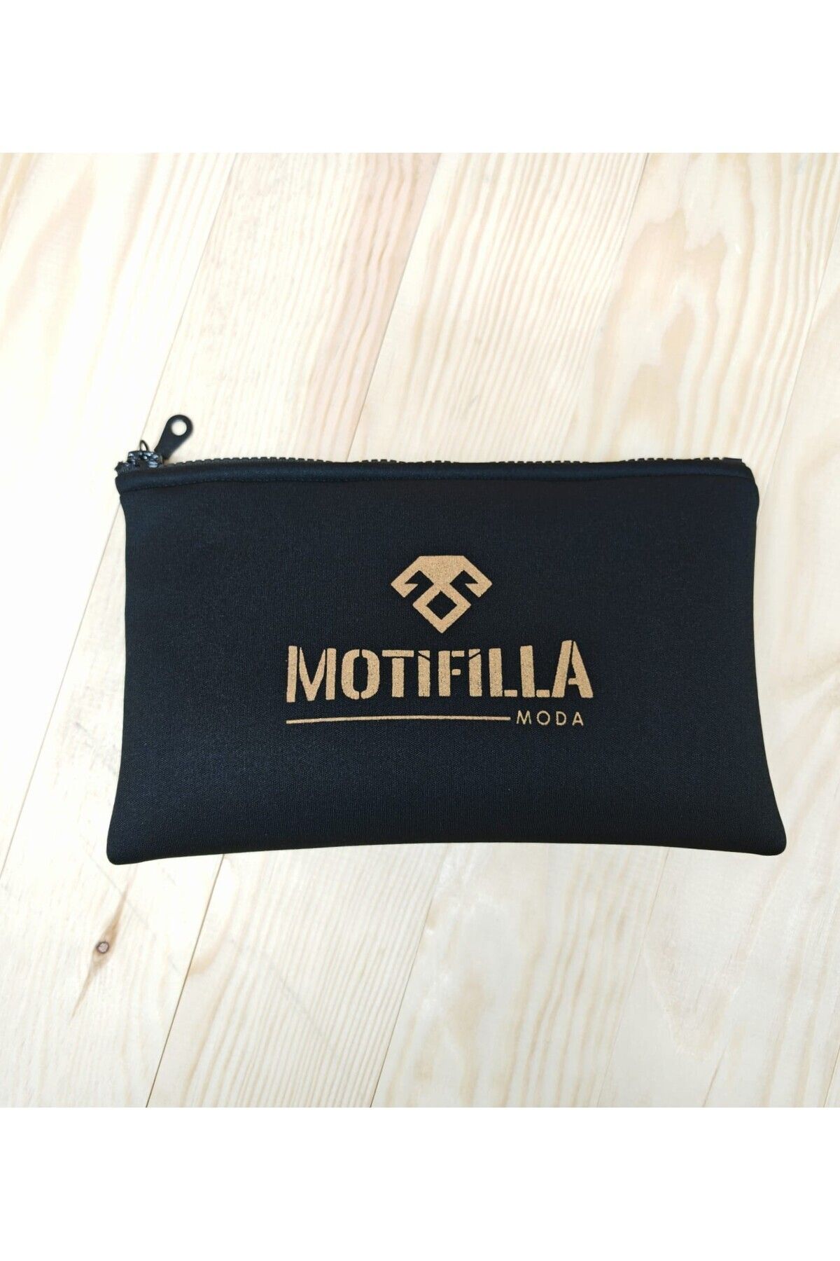MOTİFİLLA El Çantası Gold Baskı