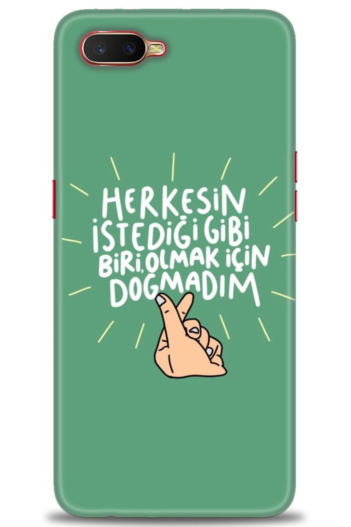OPPO RX17 Neo İle Tam Uyumlu HD Baskılı Desenli Kılıf - Oppo - 1079